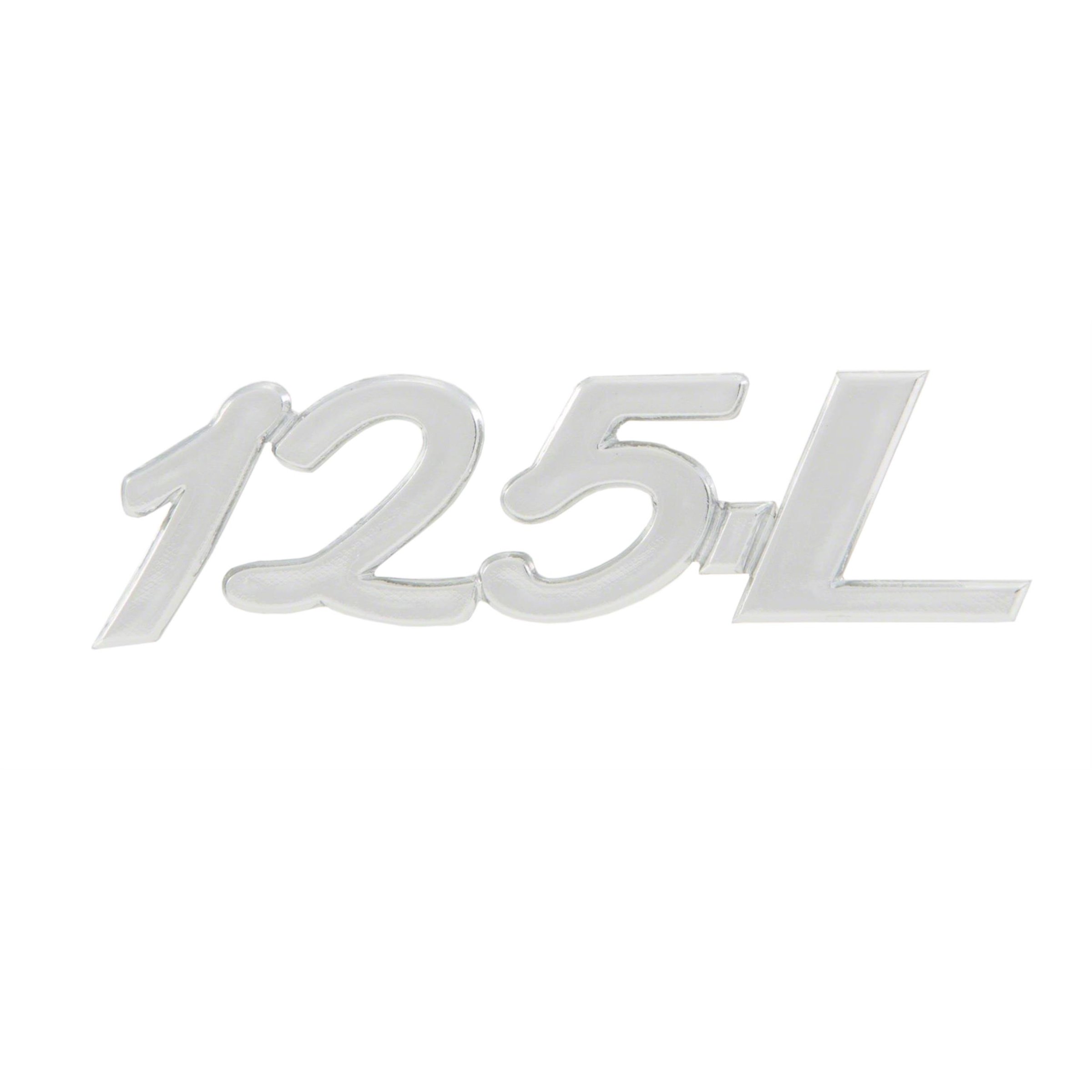 Image of Schriftzug PIAGGIO mit Motiv "125 L" für Vespa GT L 125ccm für Vespa GT L 125ccm