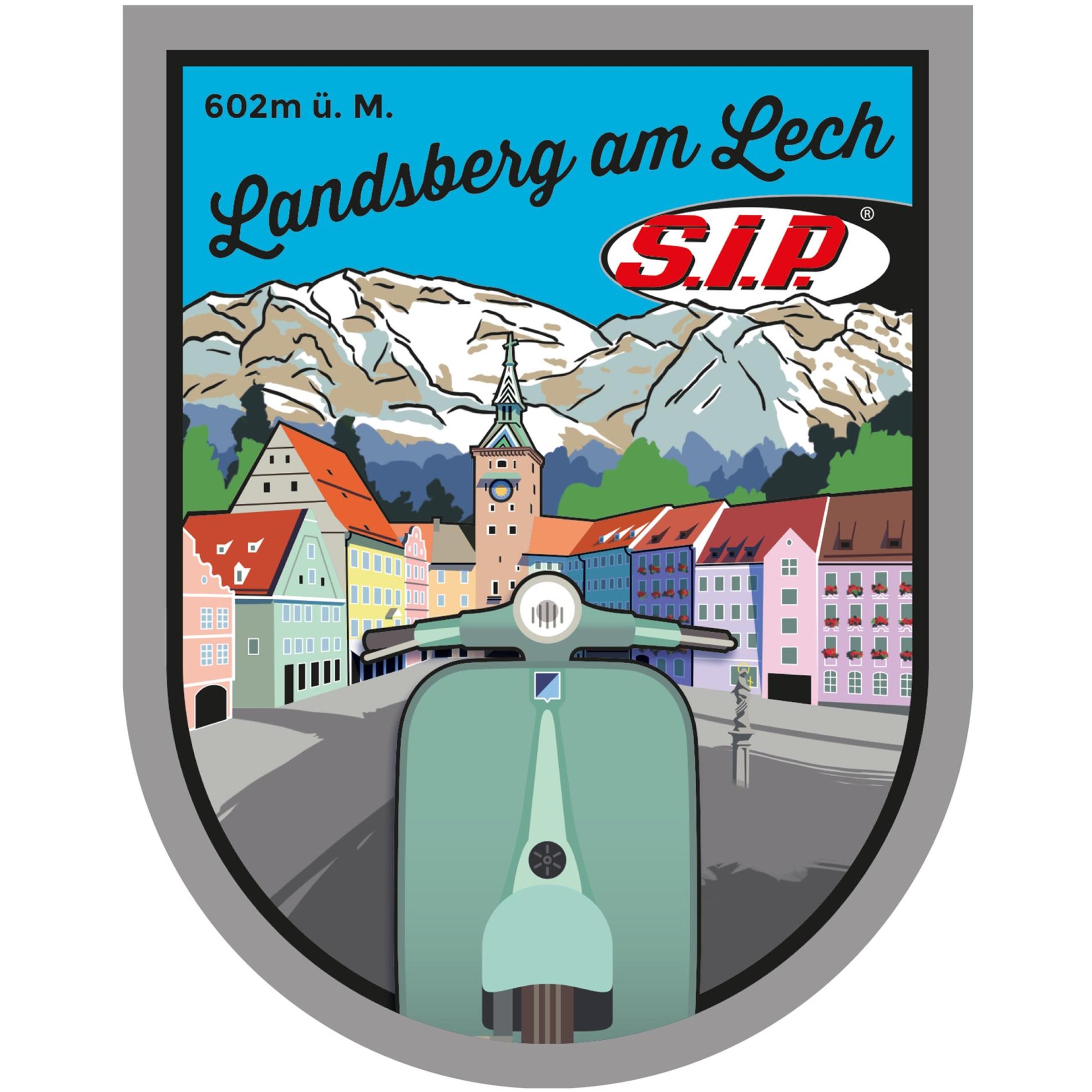 Image of Passaufkleber SIP mit Motiv Landsberg