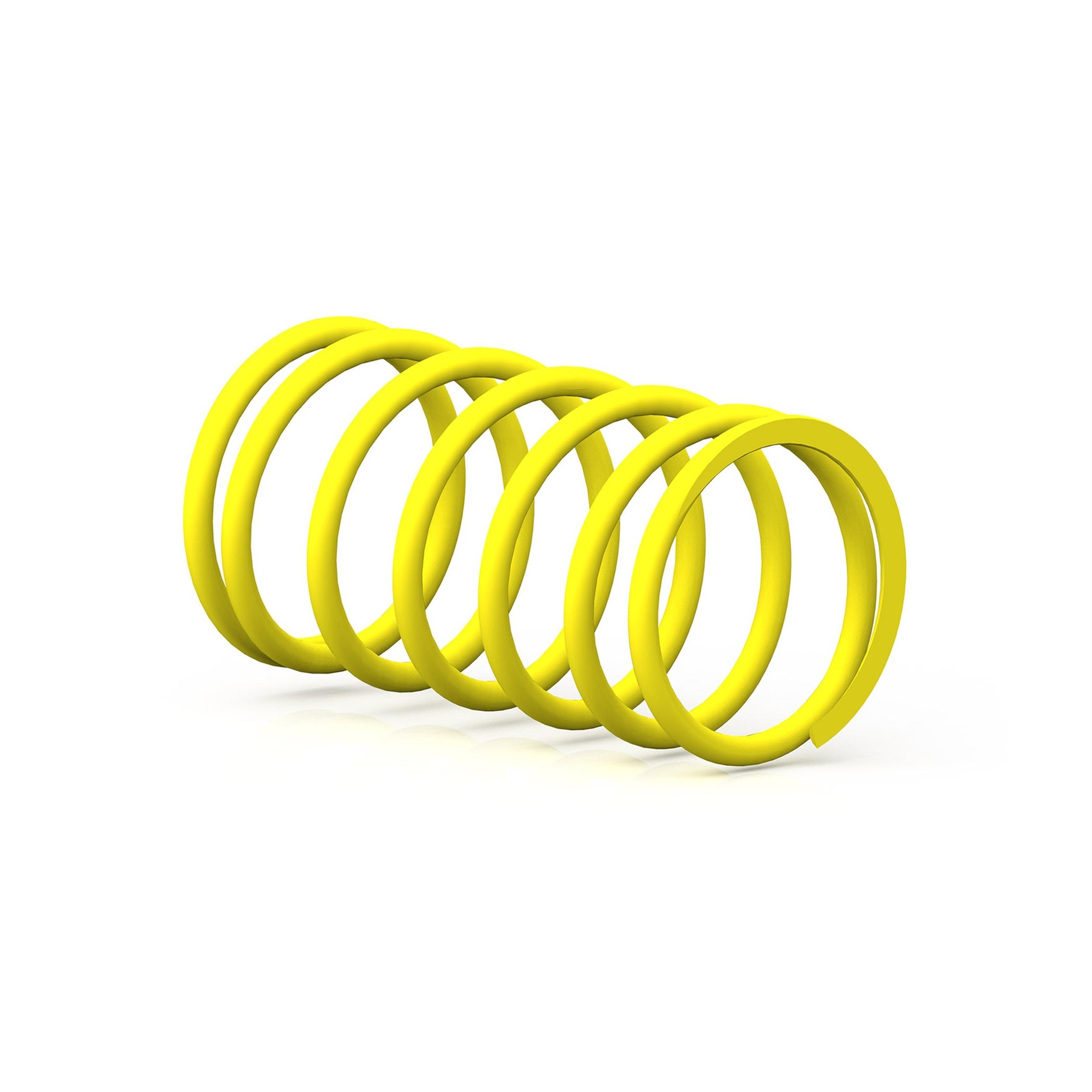 Image of Gegendruckfeder MALOSSI gelb, Härte: 10,1k, (d) 5,2mm, L 112mm, Ø 67,7mm