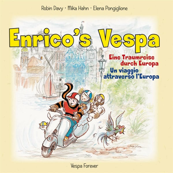 Image of Buch "Enrico's Vespa" Vespa Kinderbuch