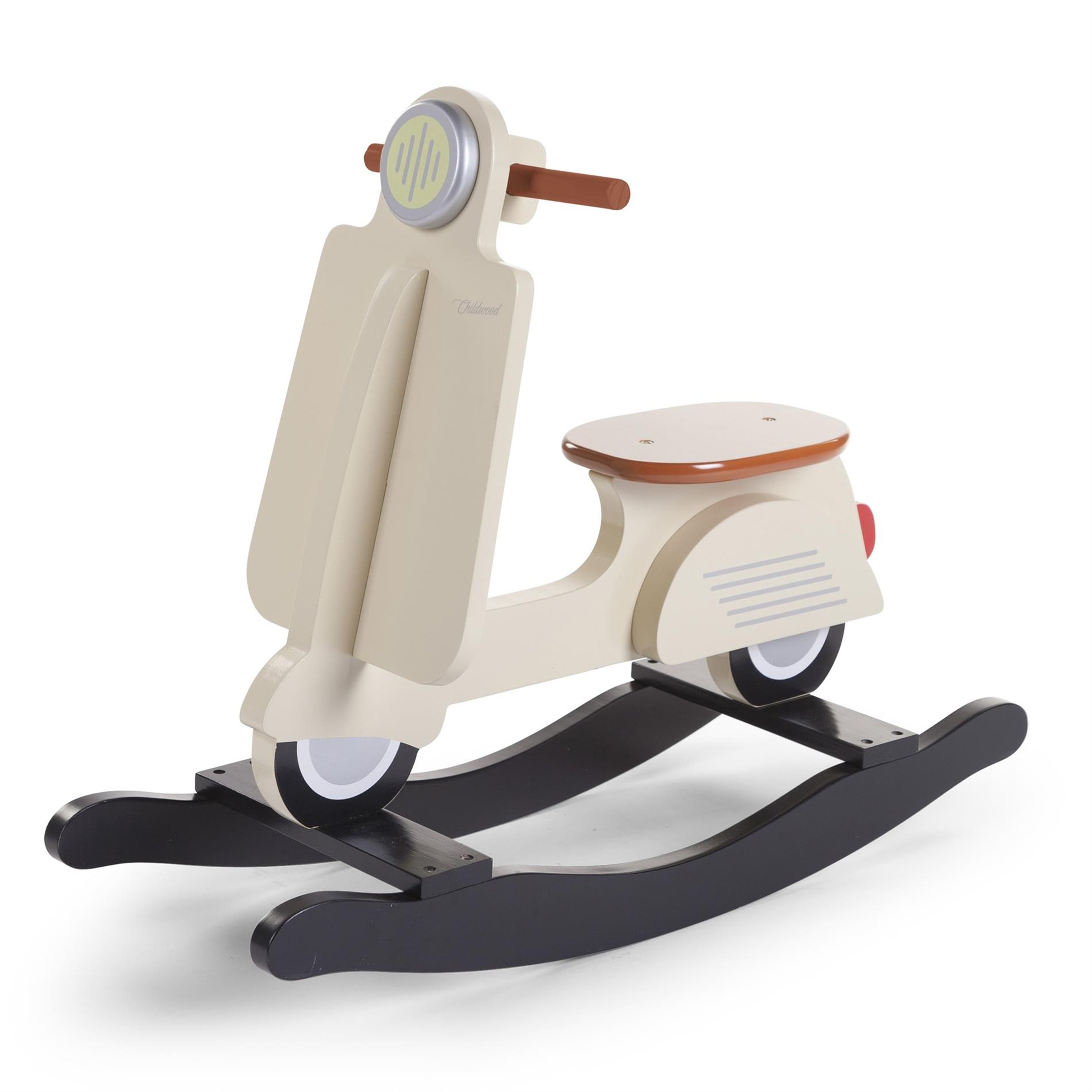 Image of Kinder Schaukel CHILDHOME mit Motiv Vespa Motorroller creme