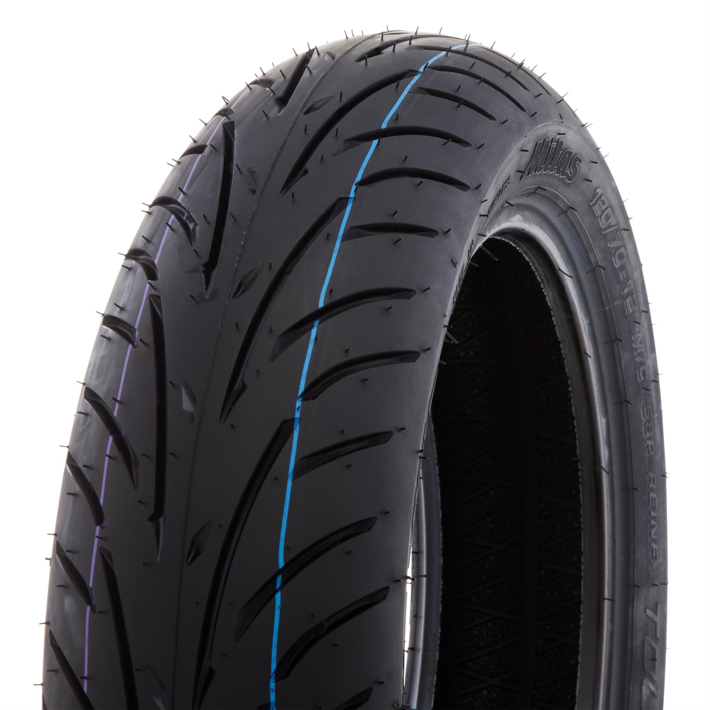 Image of Reifen MITAS TOURING FORCE-SC 120/70-12 58P TL reinforced vorne oder hinten vorne oder hinten