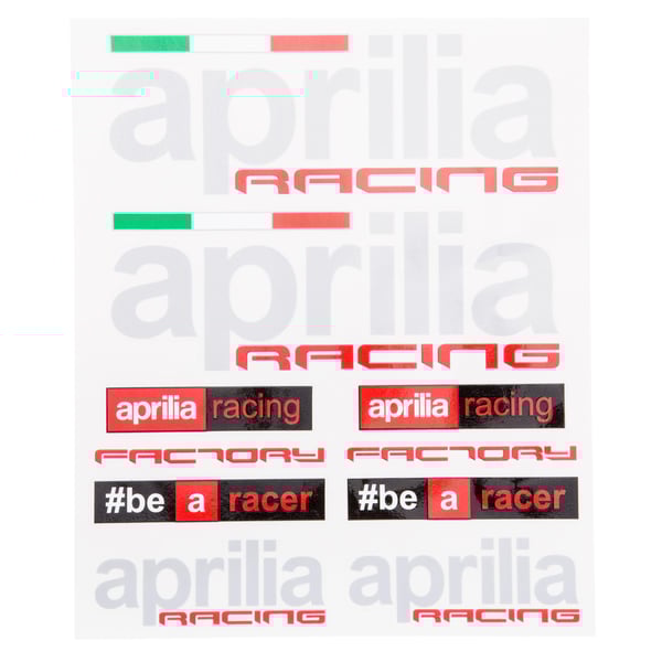Image of Aufkleberset APRILIA mit Motiv "Racing"