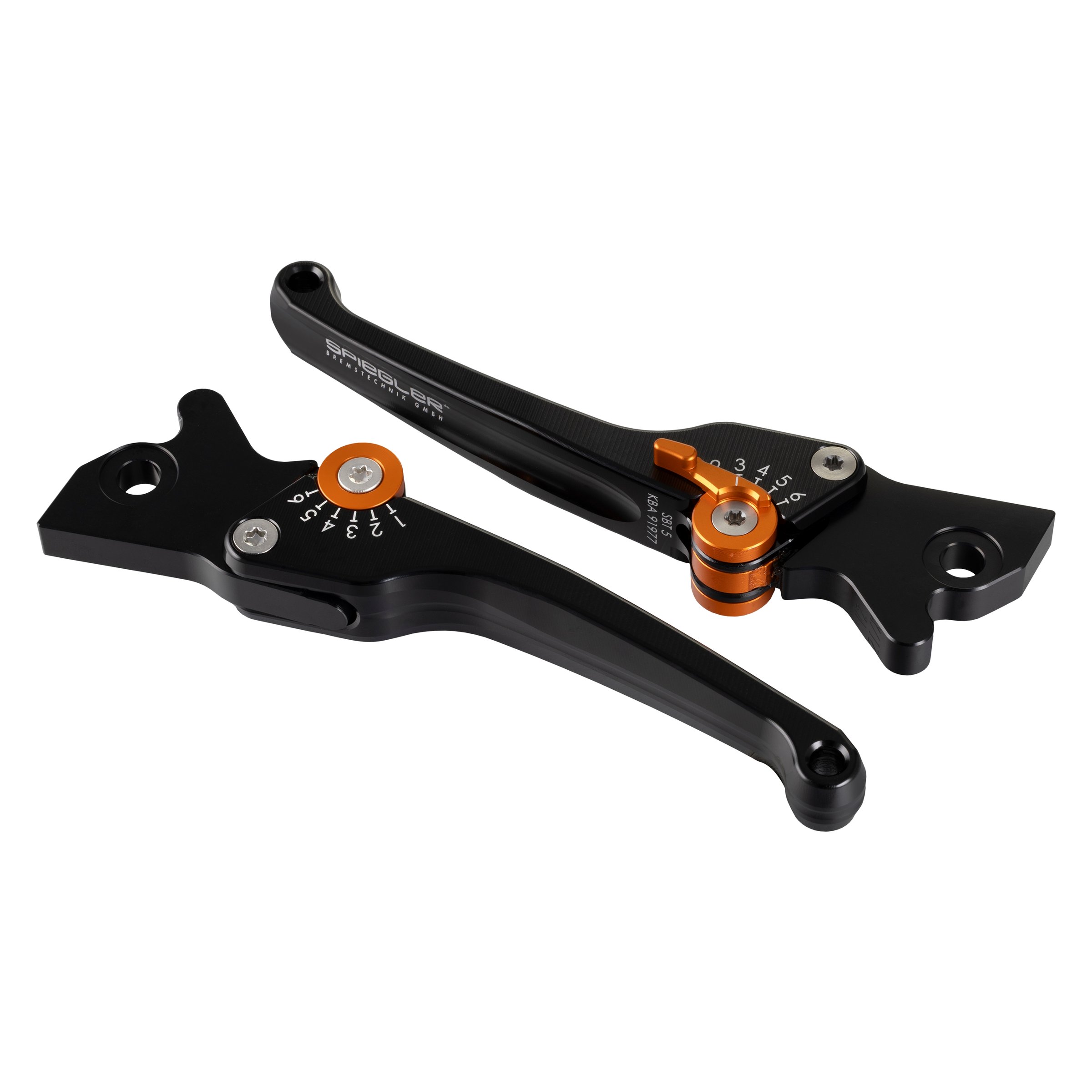 Image of Sporthebel Set SPIEGLER REVA V2 links & rechts für Vespa GTS/GTS Super/GTS Super Sport/GTV 250-300ccm ('06-'22) für Vespa GTS/GTS Super/GTS Super Sport/GTV 250-300ccm ('06-'22)