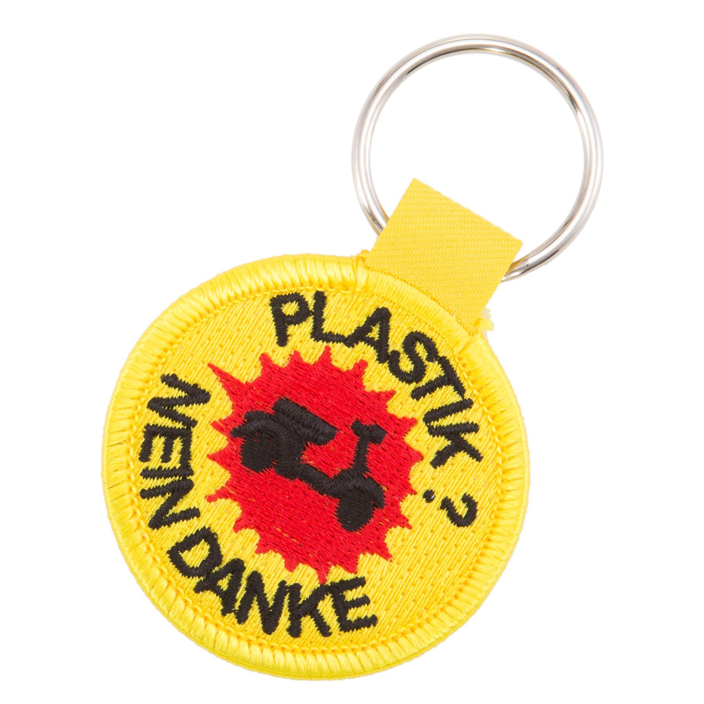 Image of Schlüsselanhänger mit Motiv "PLASTIK? NEIN DANKE"