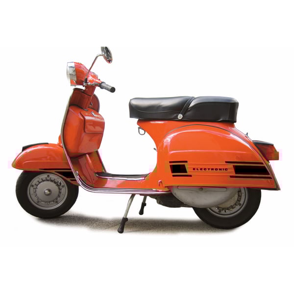 Image of Aufkleberdekorset mit Motiv "Electronic" für Vespa Rally 200