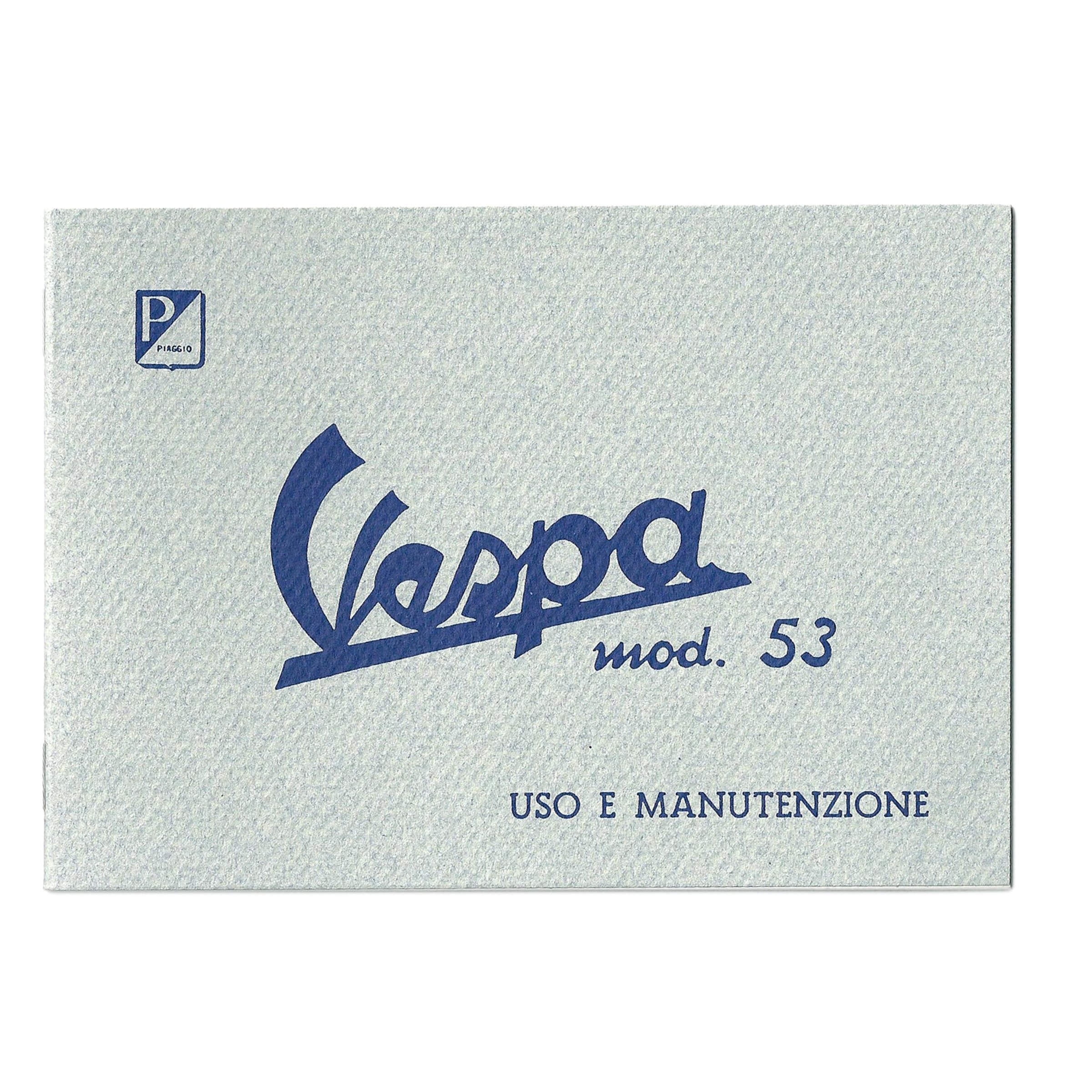 Image of Bedienungsanleitung für Vespa 125 PIAGGIO 1953 für Vespa 125 für Vespa 125