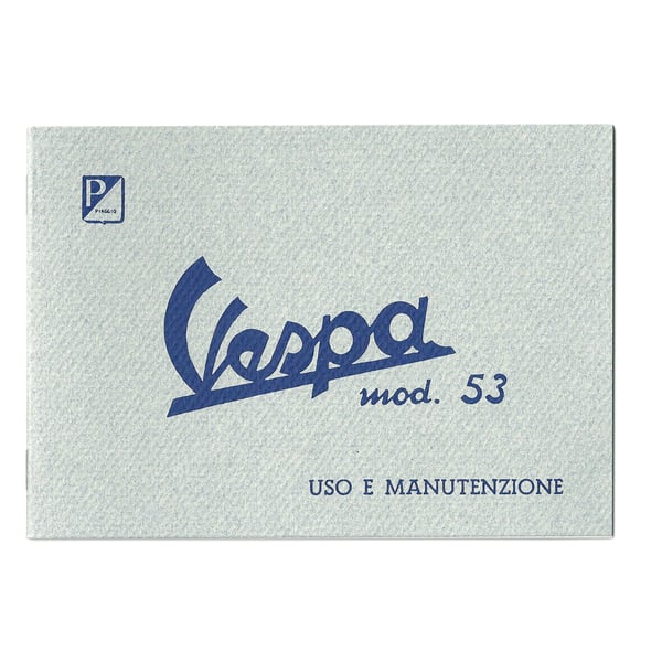 Image of Bedienungsanleitung für Vespa 125 PIAGGIO 1953 für Vespa 125