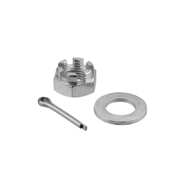 Image of Kit Mutter/Distanzscheibe/Splint M14x1,5 mm, Bremstrommel vorne, CIF für Vespa 50-125/PV/ET3/PK50/S/SS/XL(I)