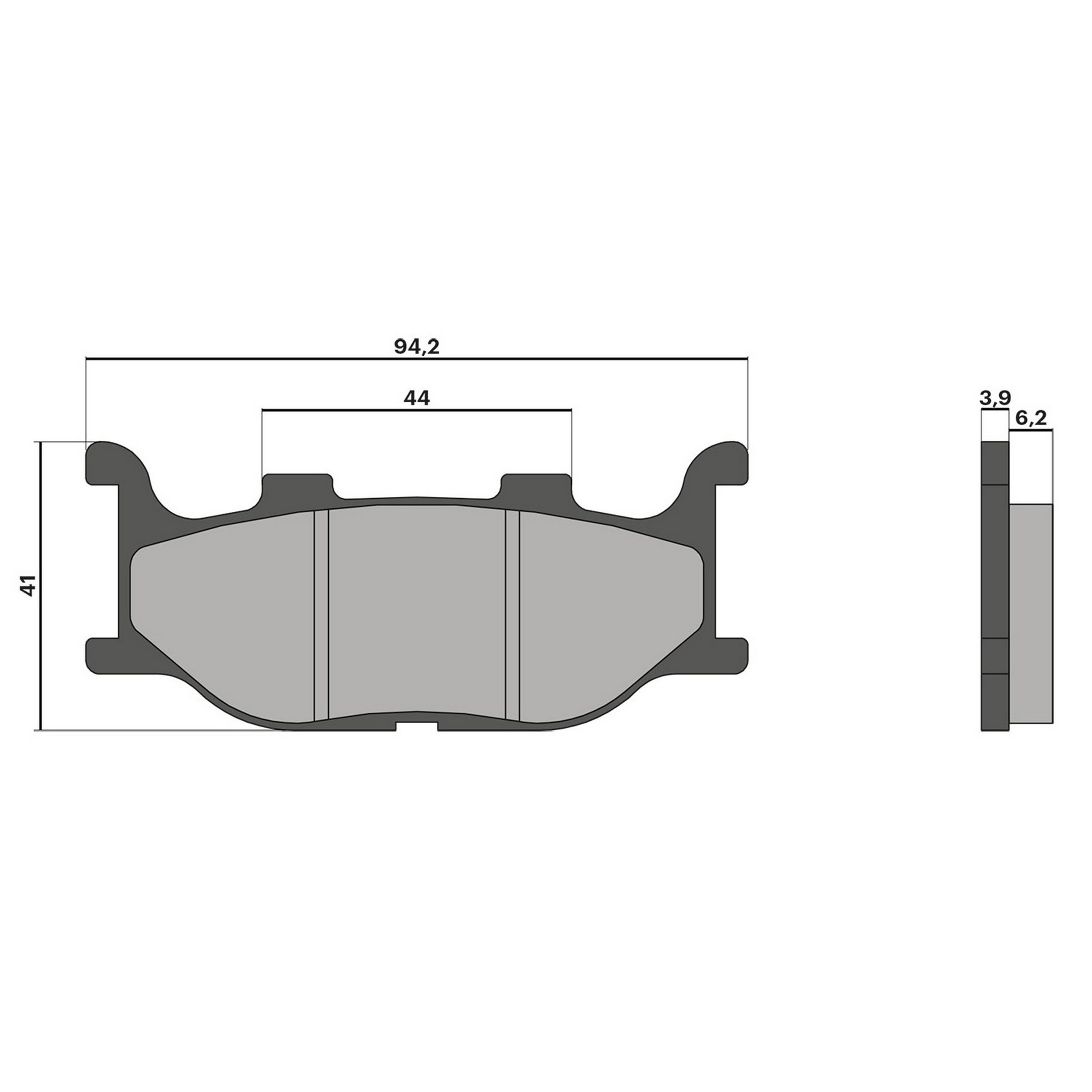 Image of Bremsbeläge MALOSSI 6215029BB