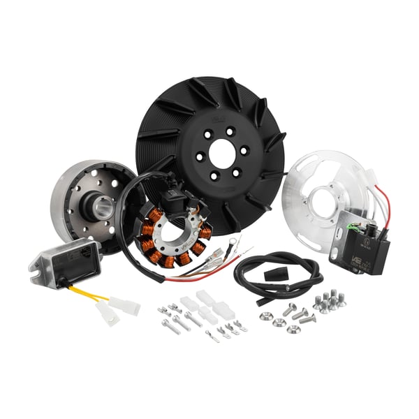 Image of Zündung SIP PERFORMANCE by VAPE Sport "Black Edition" 12V AC für Vespa 125 GTR 2°/TS 2°/150 Sprint V 2°/Super 2°/200 Rally 2°/PX80-200/PE/Lusso/Cosa