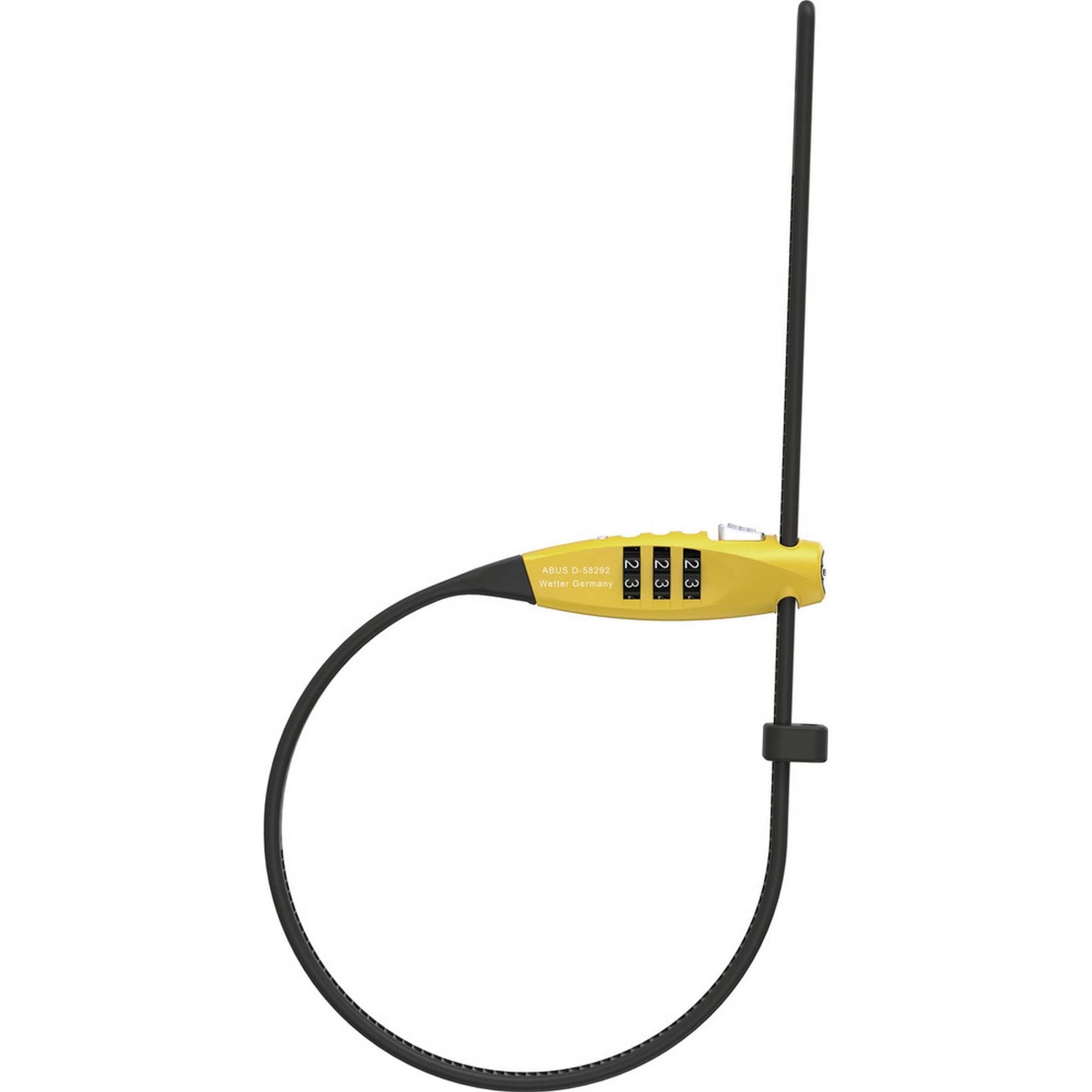 Image of Sicherheitsschloss ABUS Combiflex Travelguard gelb