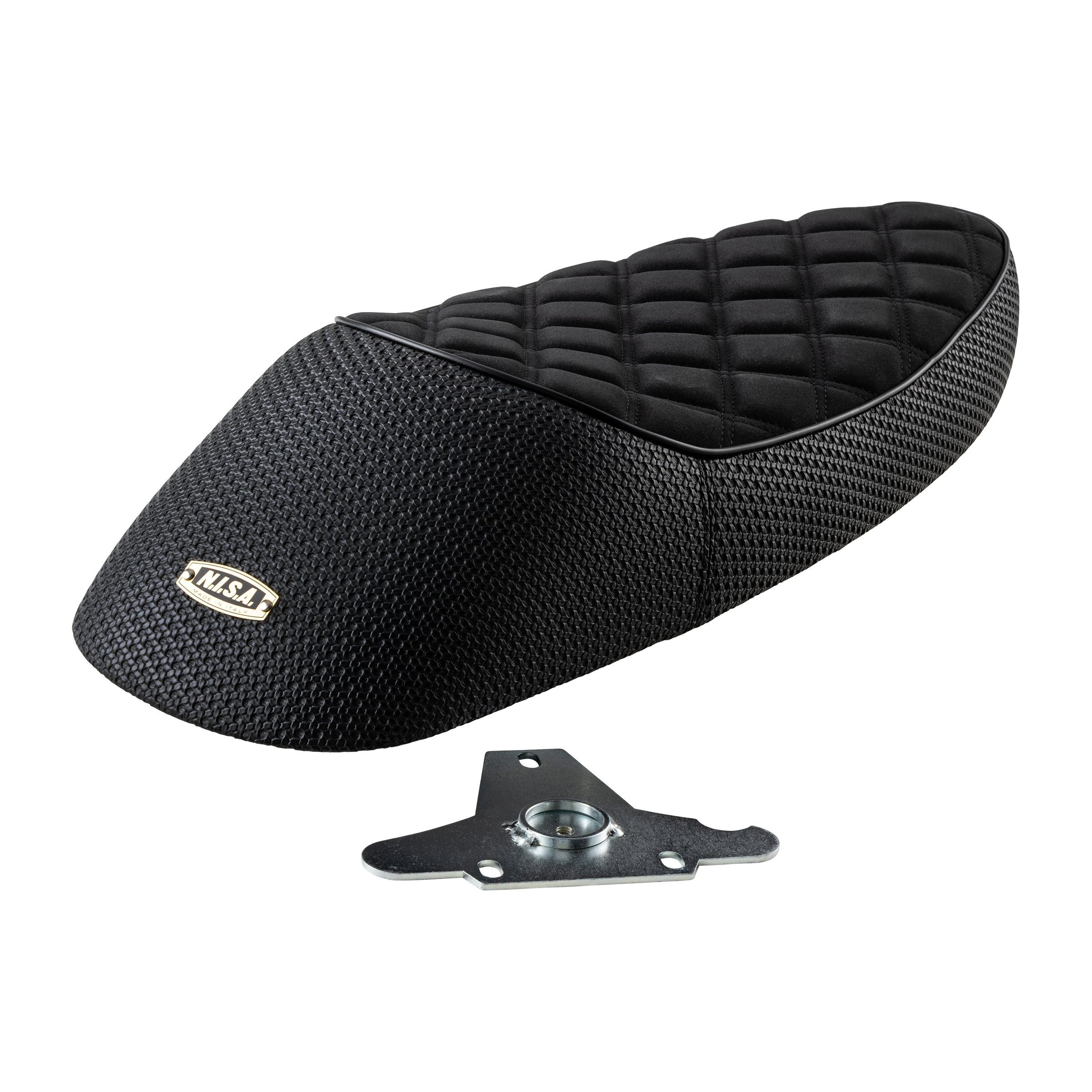 Image of Sportsitzbank NISA Black Girl schwarz für Vespa PX80-150X /PX80-200E/P200E für Vespa PX80-150X /PX80-200E/P200E
