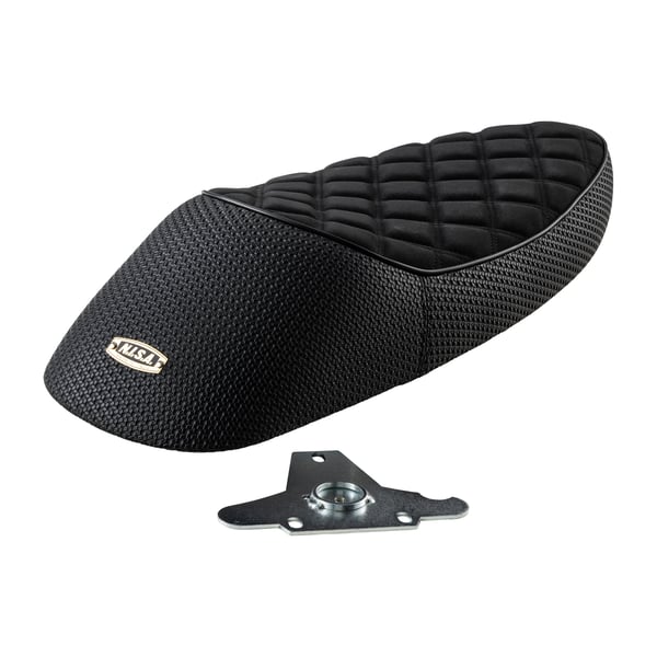 Image of Sportsitzbank NISA Black Girl schwarz für Vespa PX80-150X /PX80-200E/P200E