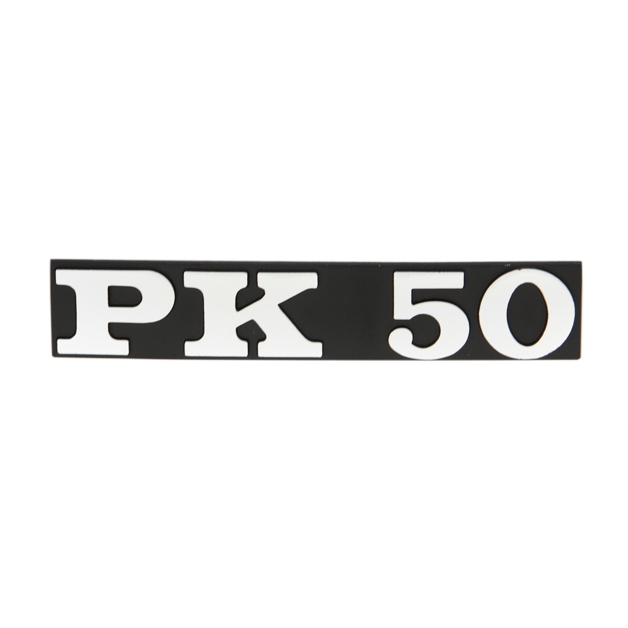 Image of Schriftzug "PK 50" Seitenhaube links 195630 für Vespa PK50 V5X1T für Vespa PK50 V5X1T