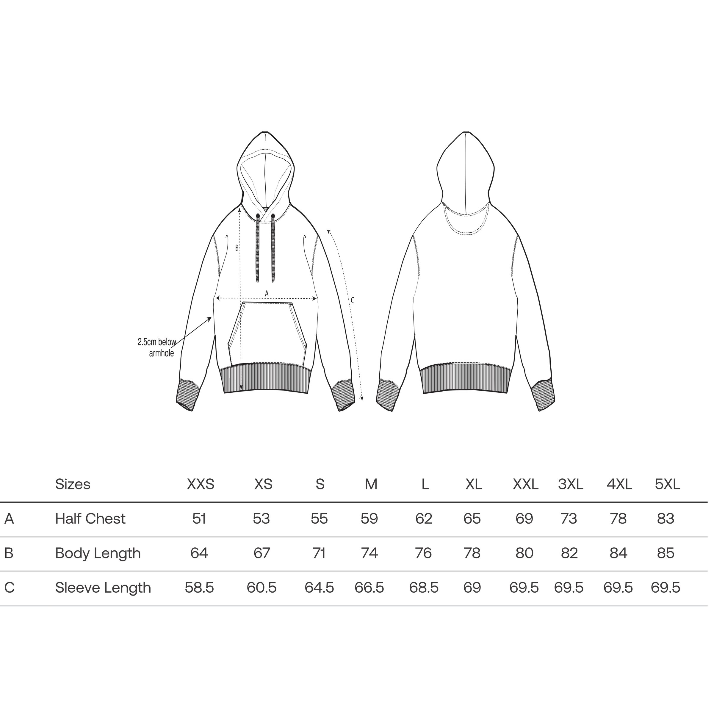 Image of Kapuzen-Sweatshirt/Hoodie SIP mit Herz aus "Vespa" Seitenhauben Größe: L Unisex Unisex