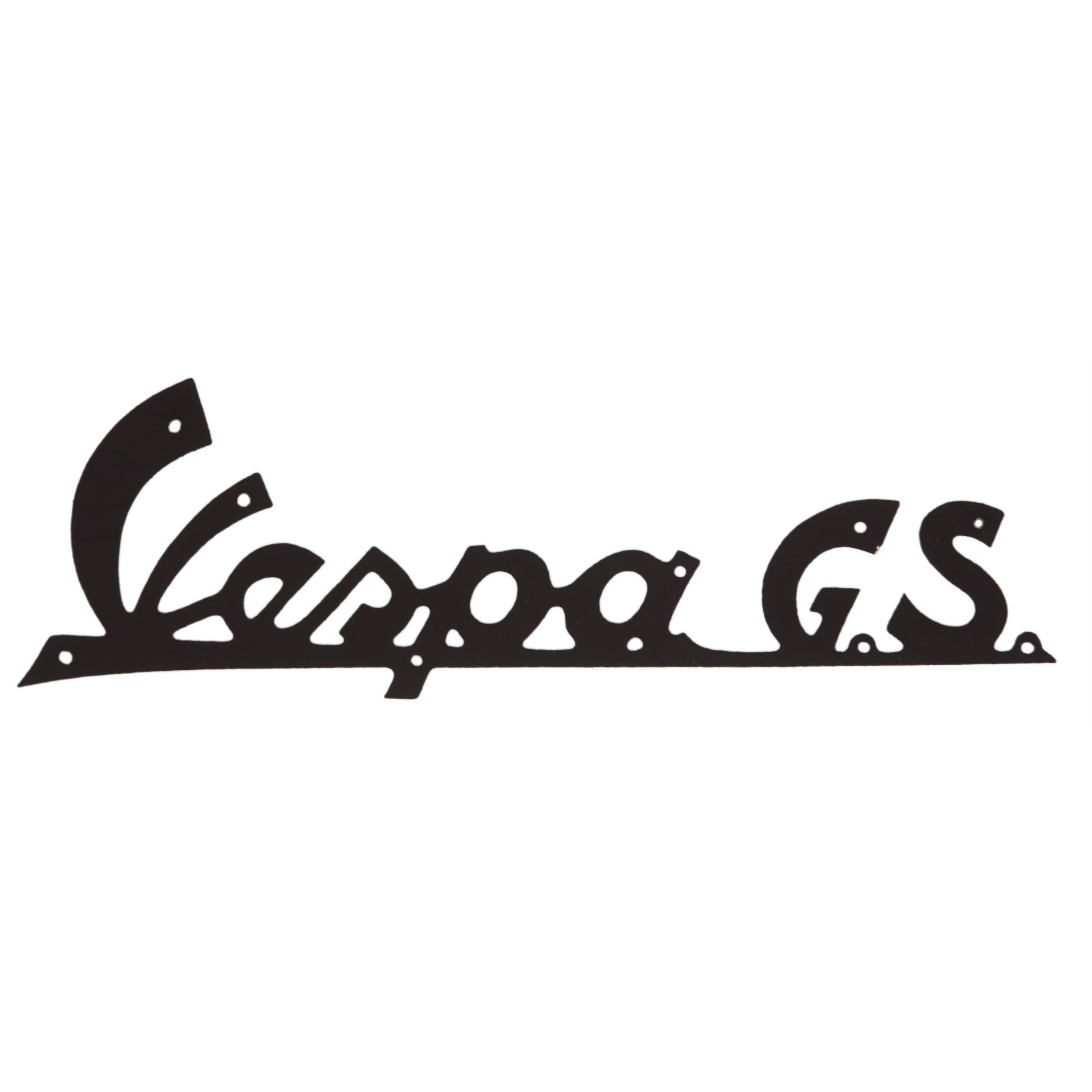 Image of Schriftzug "Vespa GS" Beinschild vorne 57182 für Vespa 150 GS VS1-5T , italienische Modelle für Vespa 150 GS VS1-5T , italienische Modelle