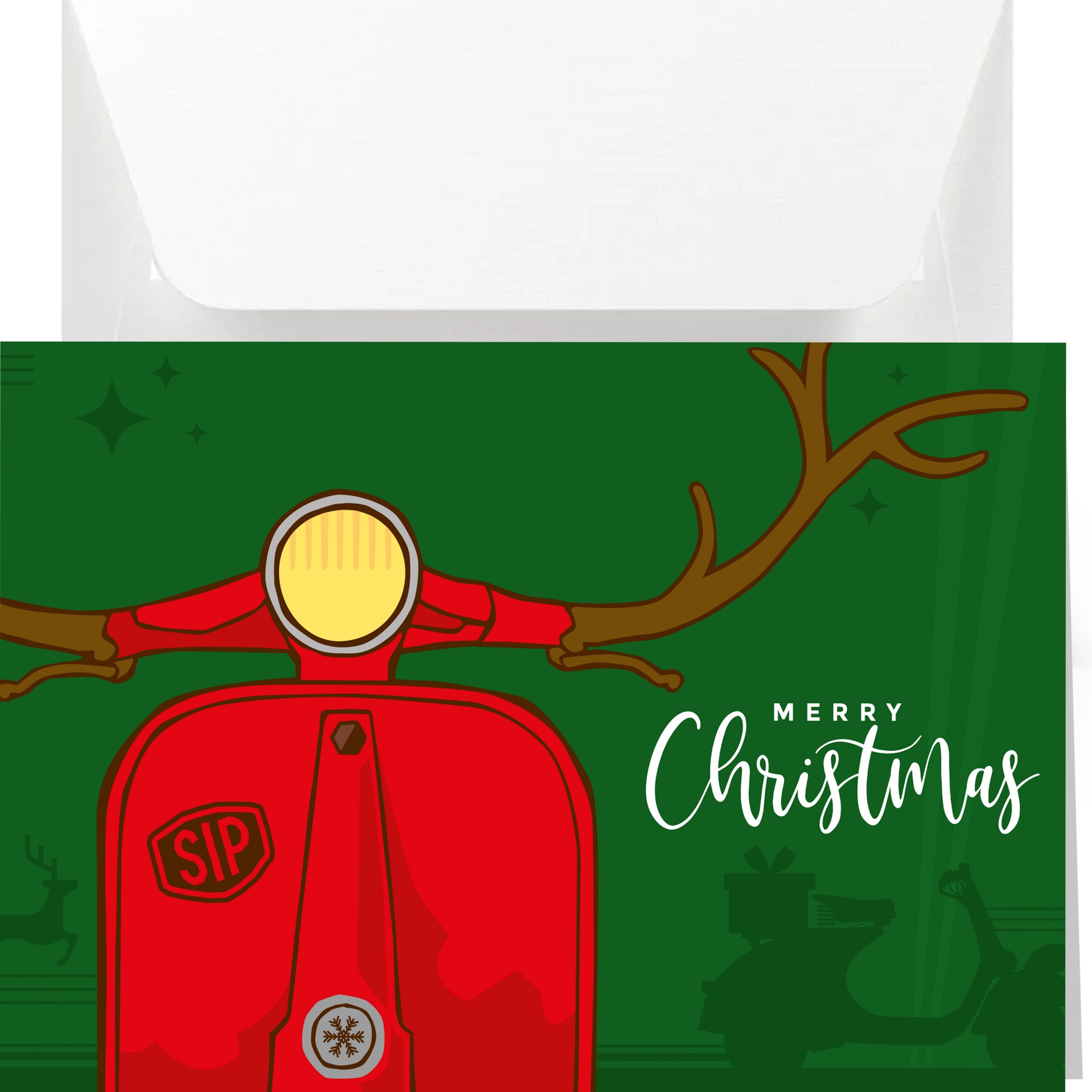 Image of Grußkarte SIP mit Motiv MERRY CHRISTMAS