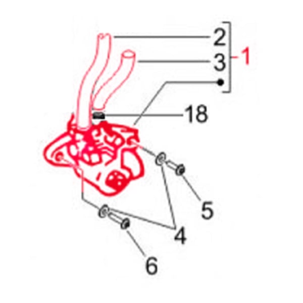 Image of Ölpumpe PIAGGIO für Vespa ET2 50ccm 2T AC
