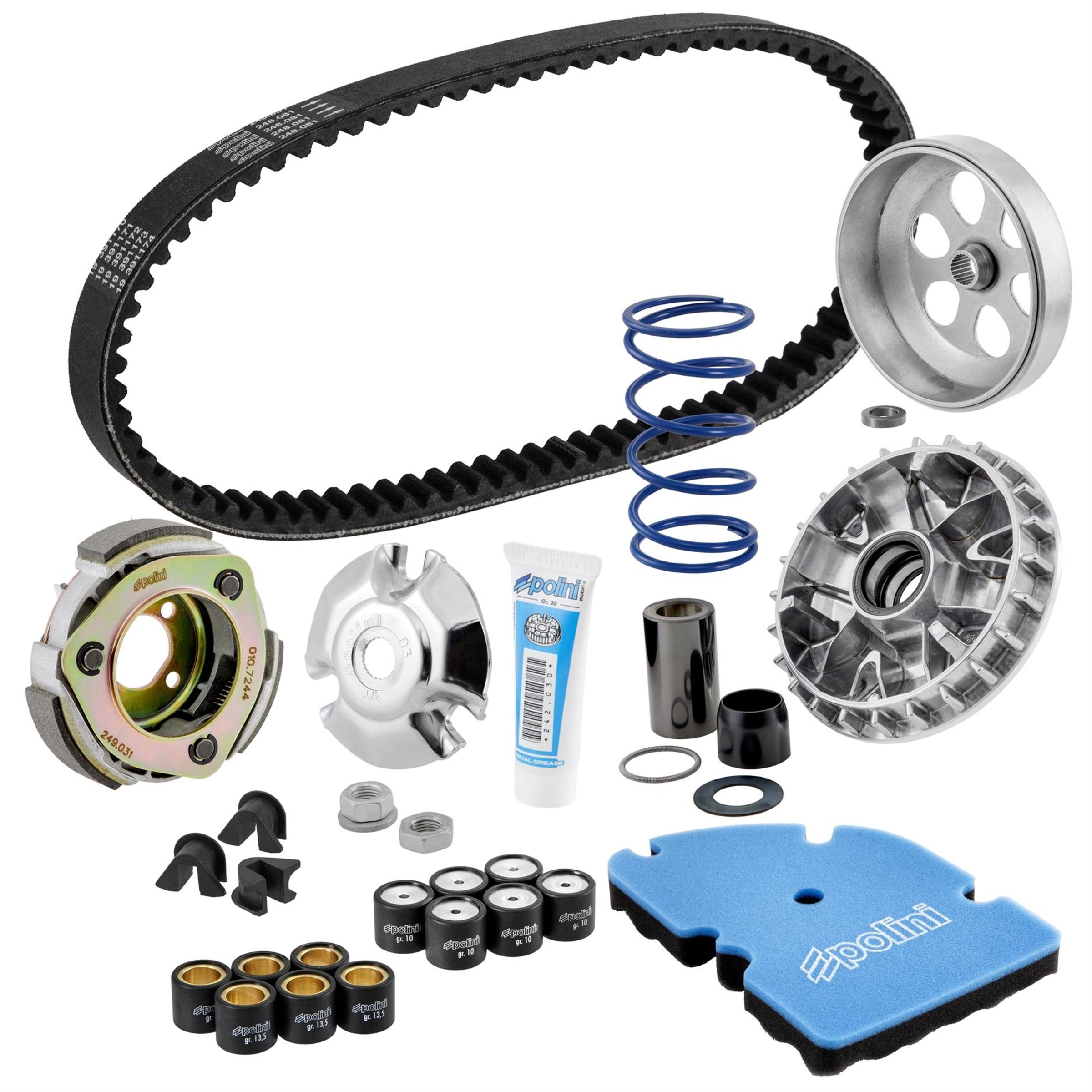 Image of Tuningkit Antrieb POLINI "Sport" für Vespa GT/GT L/GTS/GTS Super/GTS Super Sport/GTV 125ccm 4T LC für Vespa GT/GT L/GTS/GTS Super/GTS Super Sport/GTV 125ccm 4T LC