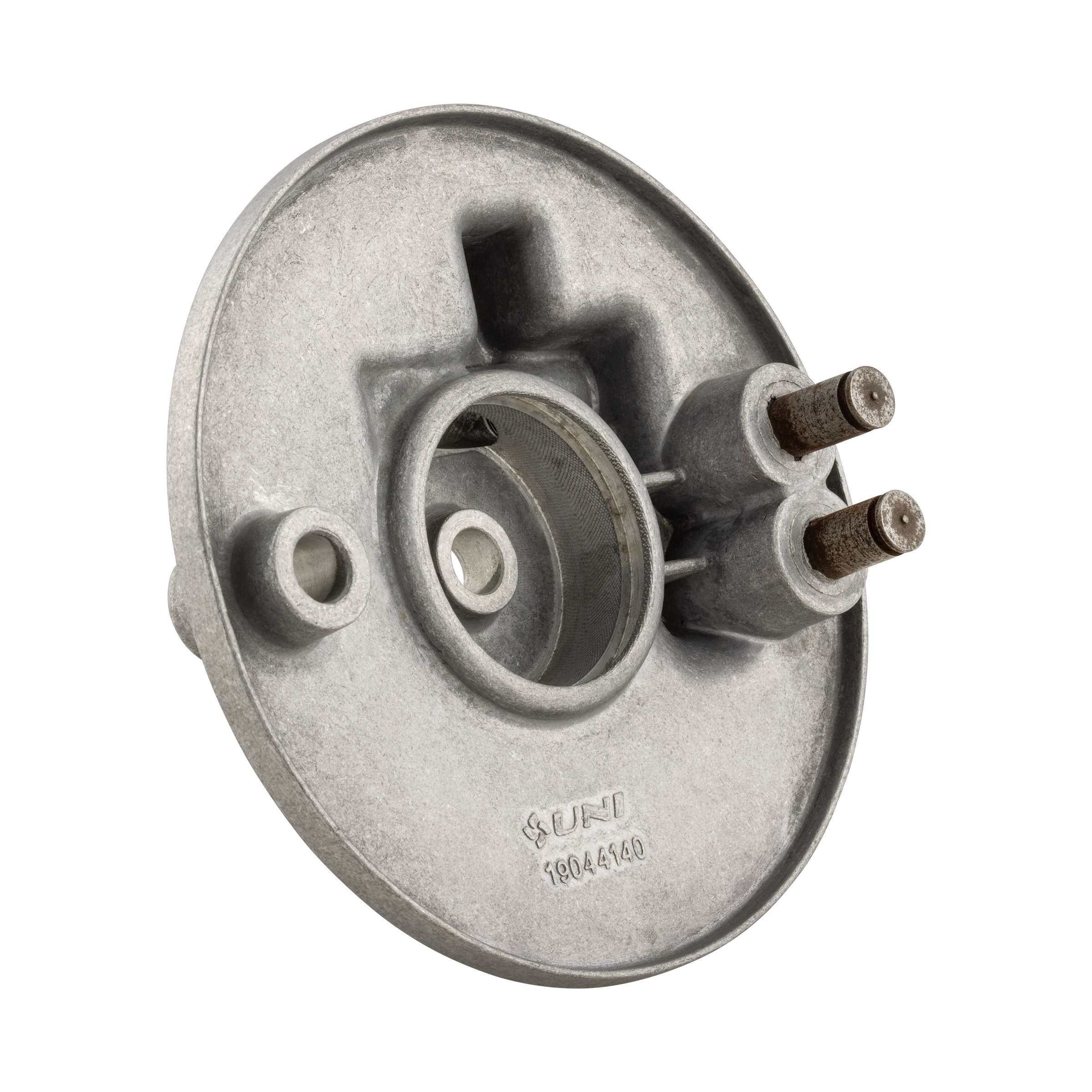 Image of Bremsankerplatte UNI Auto, Trommelbremse, vorne, 19044140 für Lambretta 125 LI/LIS/DL/GP/150 LI/LIS/SX/DL/GP/175 TV 2°-3°/200 TV/SX/DL/GP für Lambretta 125 LI/LIS/DL/GP/150 LI/LIS/SX/DL/GP/175 TV 2°-3°/200 TV/SX/DL/GP