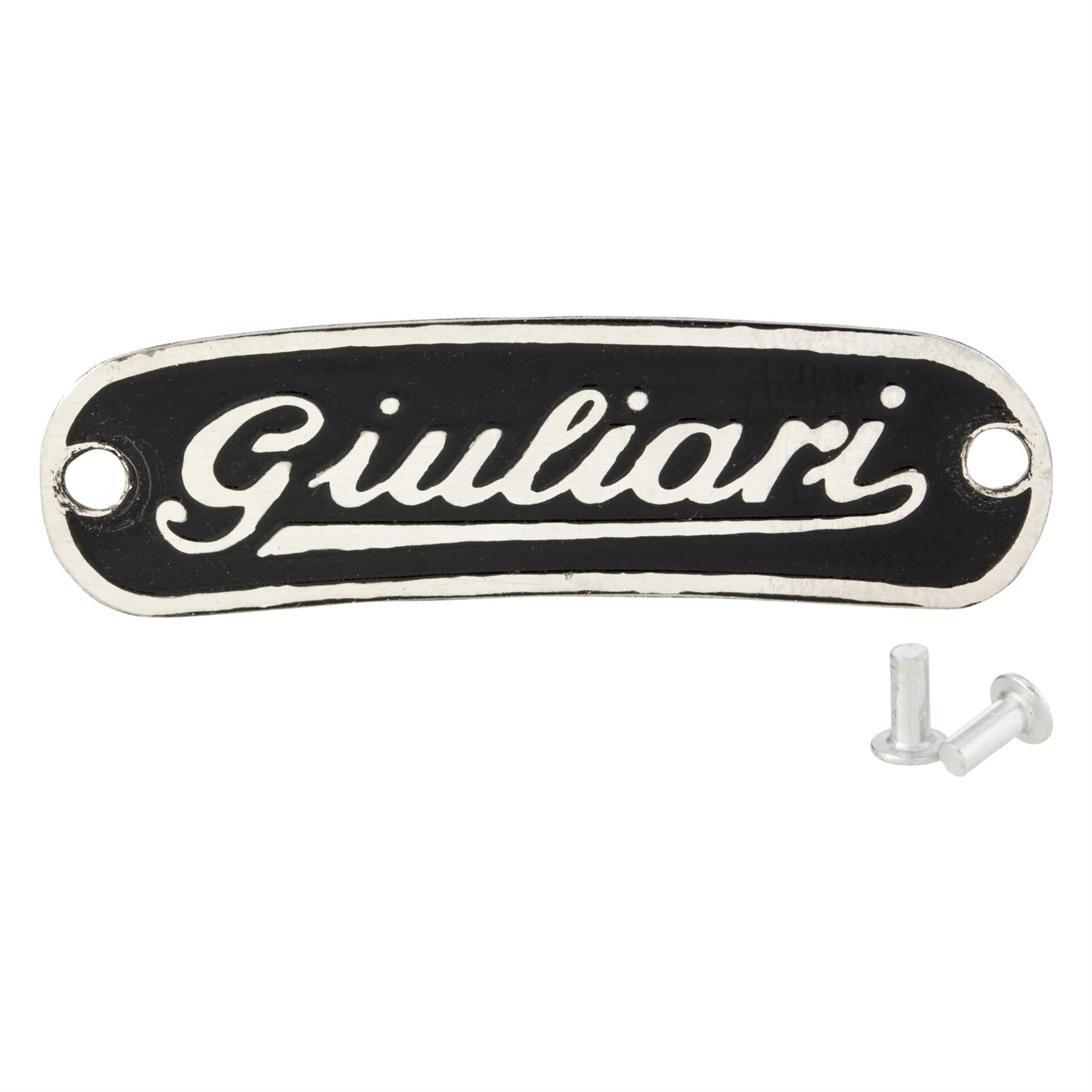 Image of Emblem "GIULIARI" Sitzbank für Vespa für Vespa