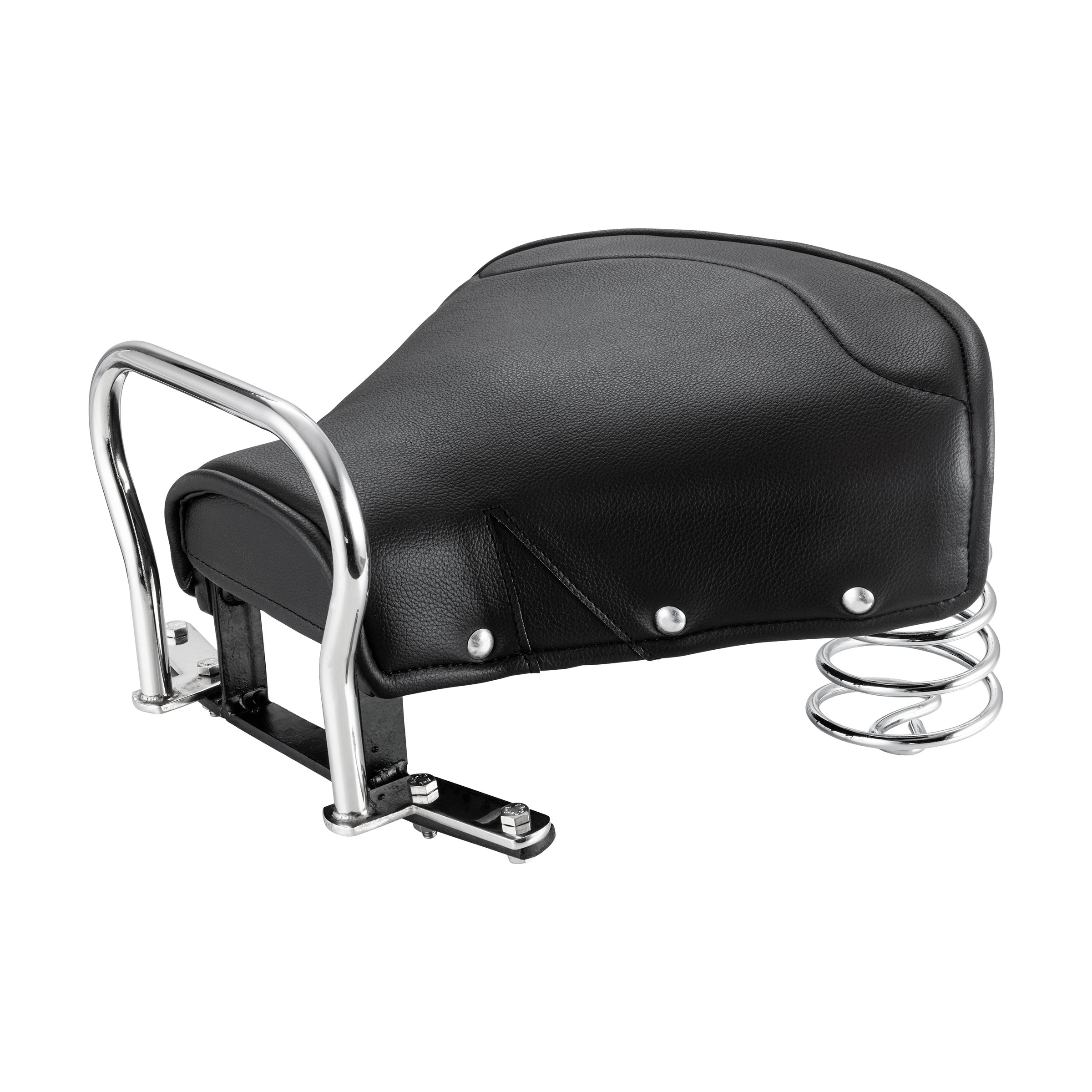 Image of Schwingsattel schwarz-chrom hinten für Vespa 125 VN/150 VL2-3/VB/ACMA/GL150 für Vespa 125 VN/150 VL2-3/VB/ACMA/GL150