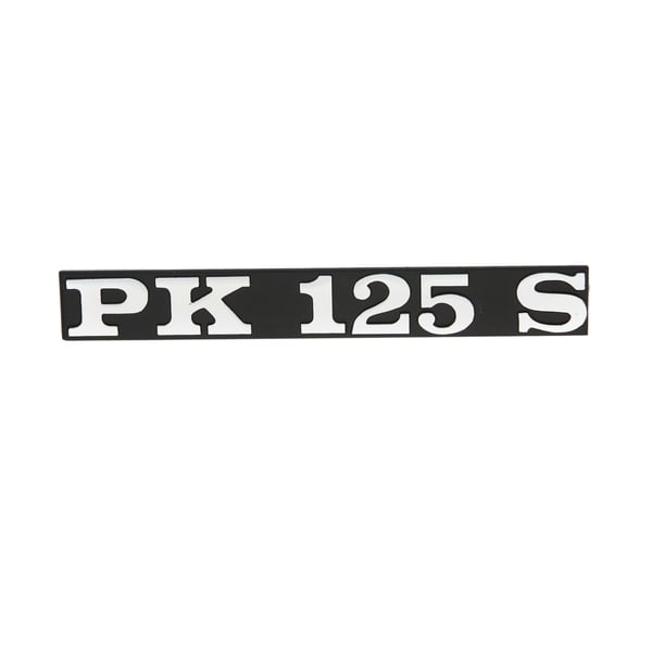 Image of Schriftzug "PK125 S" Seitenhaube links 195635 für Vespa PK 125 S/Elestart/Automatica