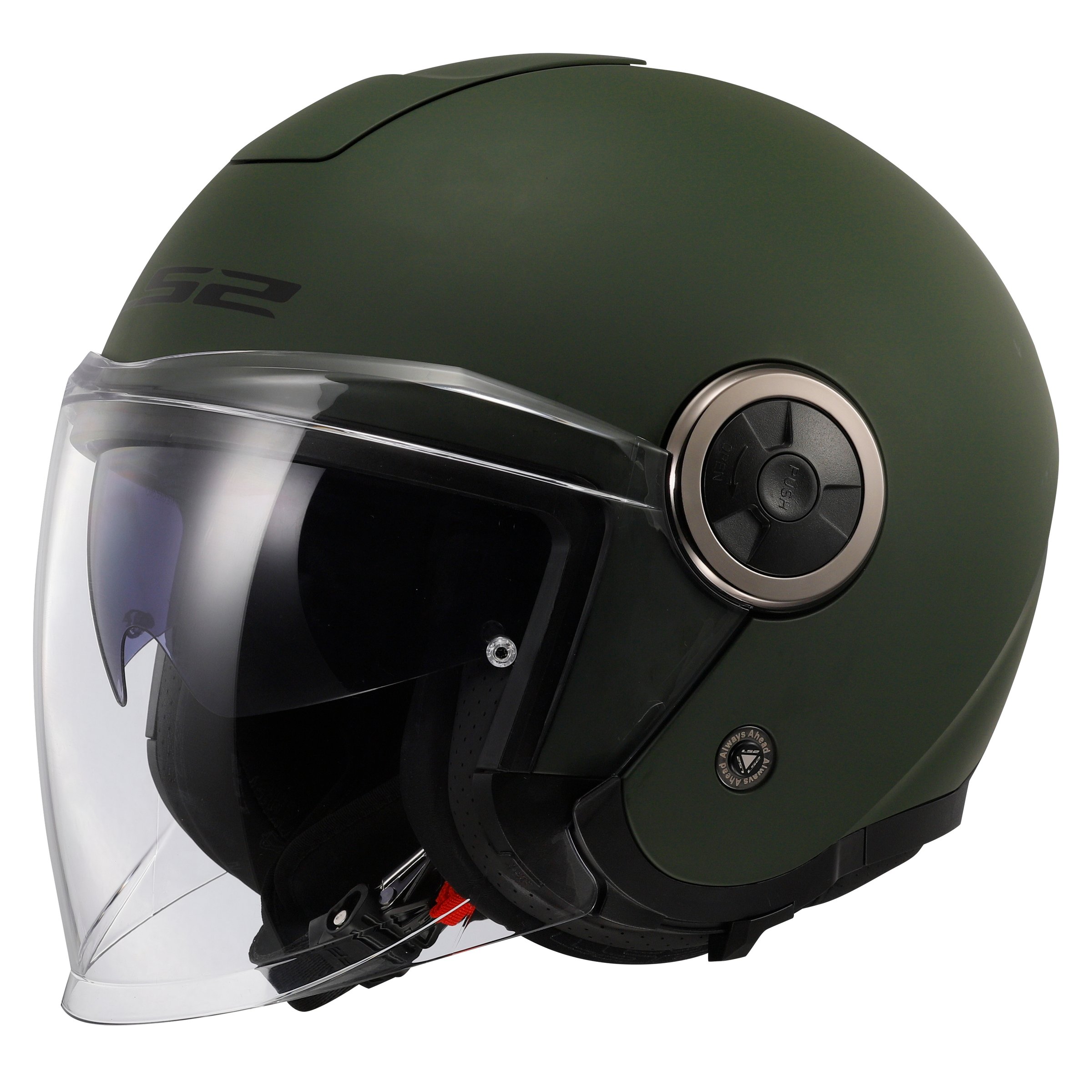 Image of Helm LS2 Classy, green matt, Gr. S, 53-54cm Jethelm Jethelm