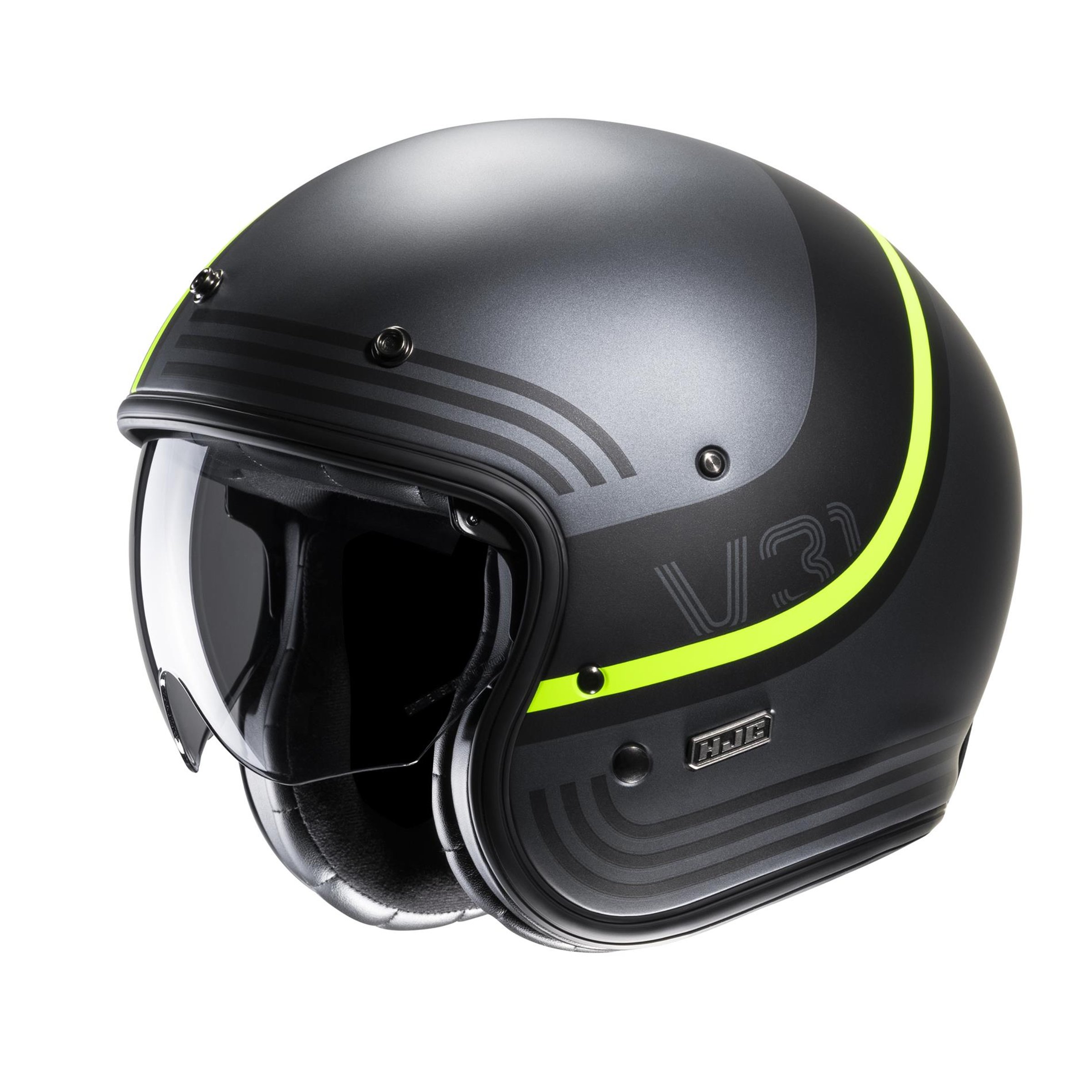 Image of Helm HJC V31 BYRON MC3HSF, dunkel grau matt, Gr. XS, 54-55 cm Jethelm Jethelm