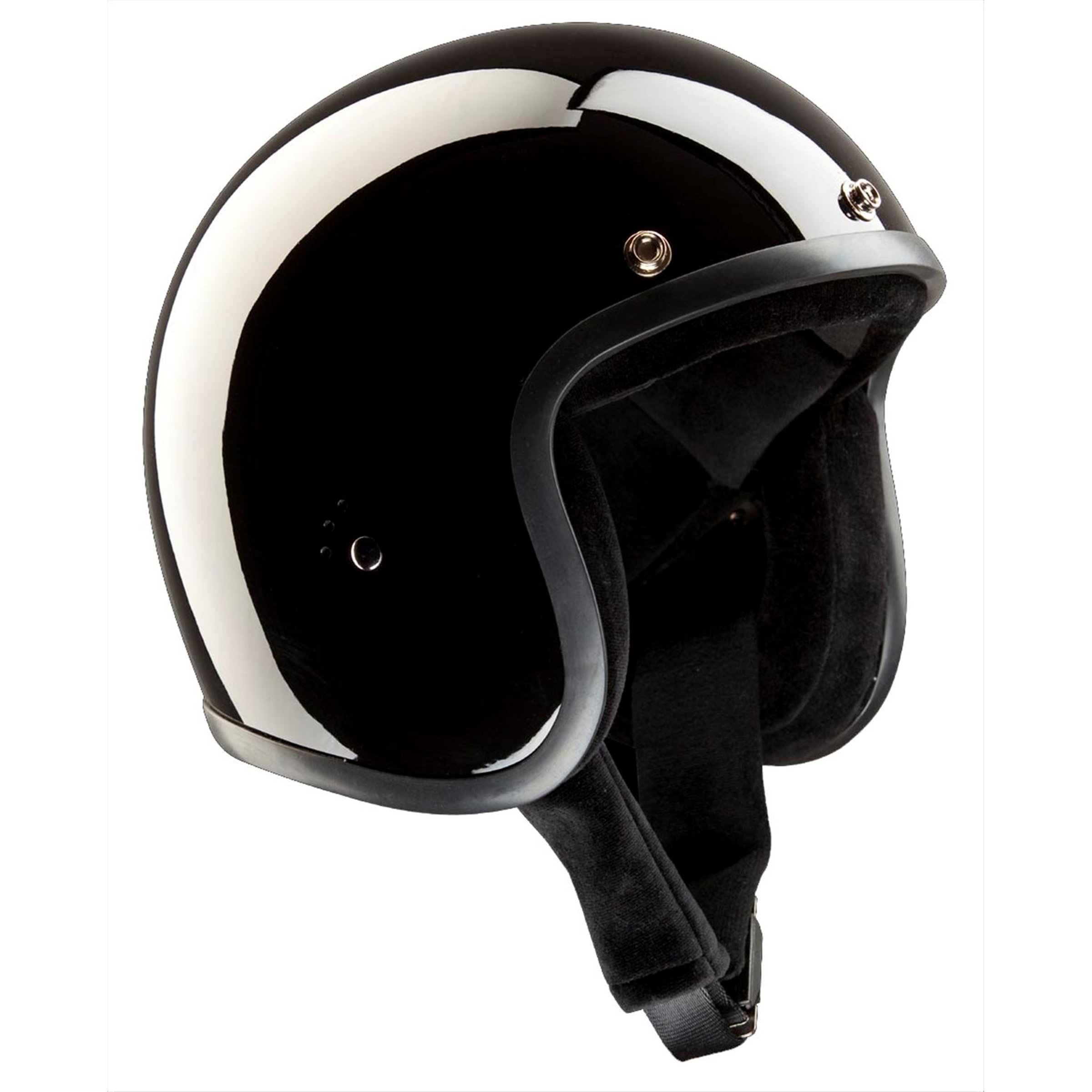 Image of Helm BANDIT Classic Jet, schwarz-glänzend, Gr. L, 59-60cm Jethelm Jethelm