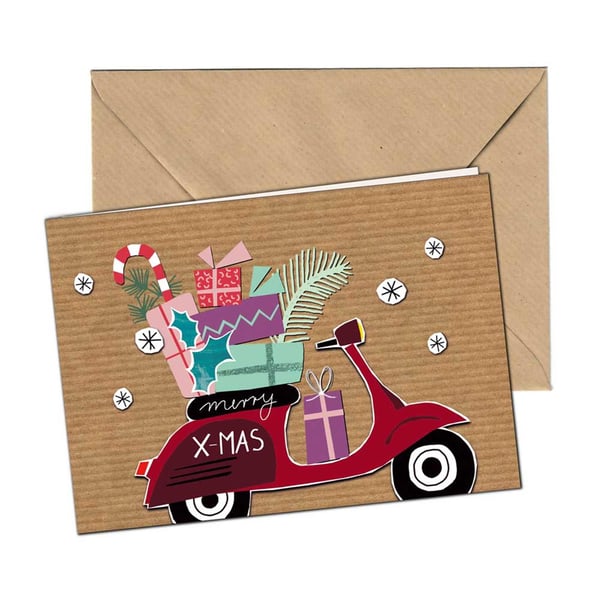Image of Grußkarte SIP mit Motiv Merry Xmas