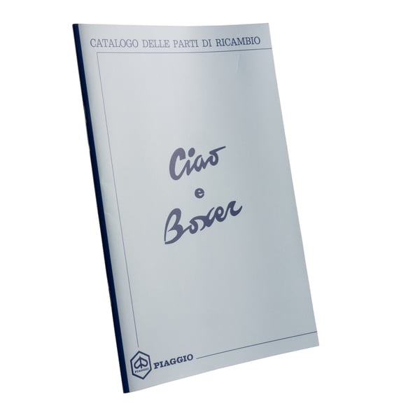 Image of Ersatzteilkatalog Piaggio CIAO und BOXER 1970