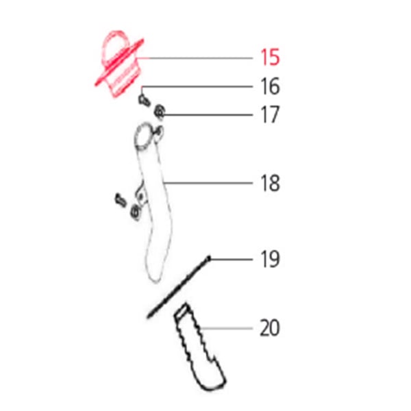 Image of Abdeckkappe LML, Ansaugschlauch, SF513-0299 für LML Star 200 4T
