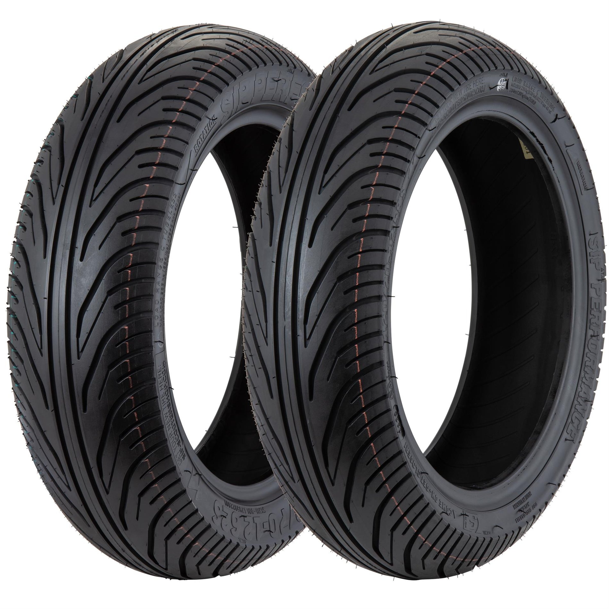Image of Reifen Kit SIP Performance 120/70-12 & 130/70-12 TL vorne & hinten vorne & hinten