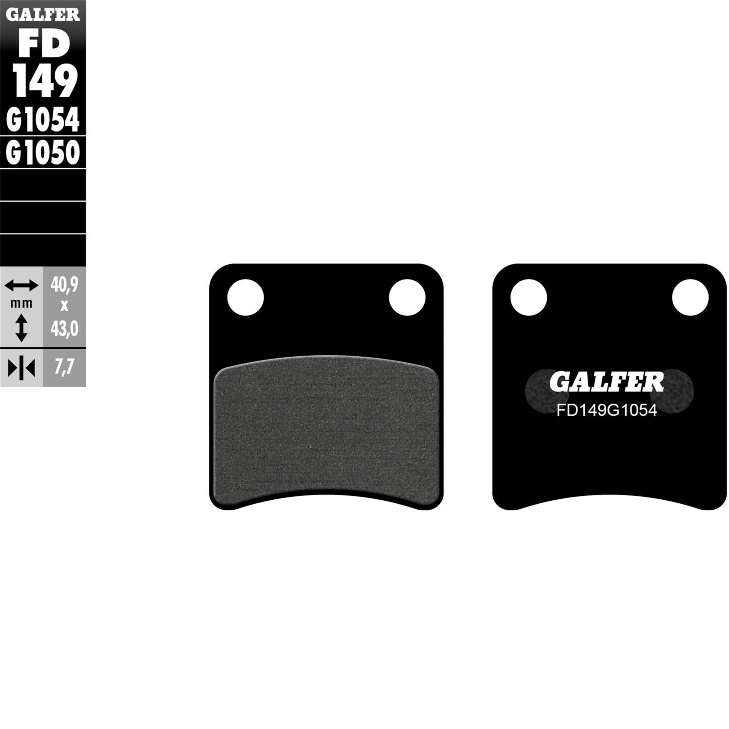 Image of Bremsbeläge GALFER Semi Metal S20