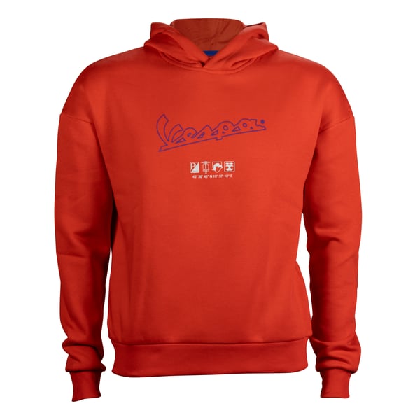 Image of Kapuzen-Sweatshirt/Hoodie PIAGGIO "Vespa" Größe: S Unisex