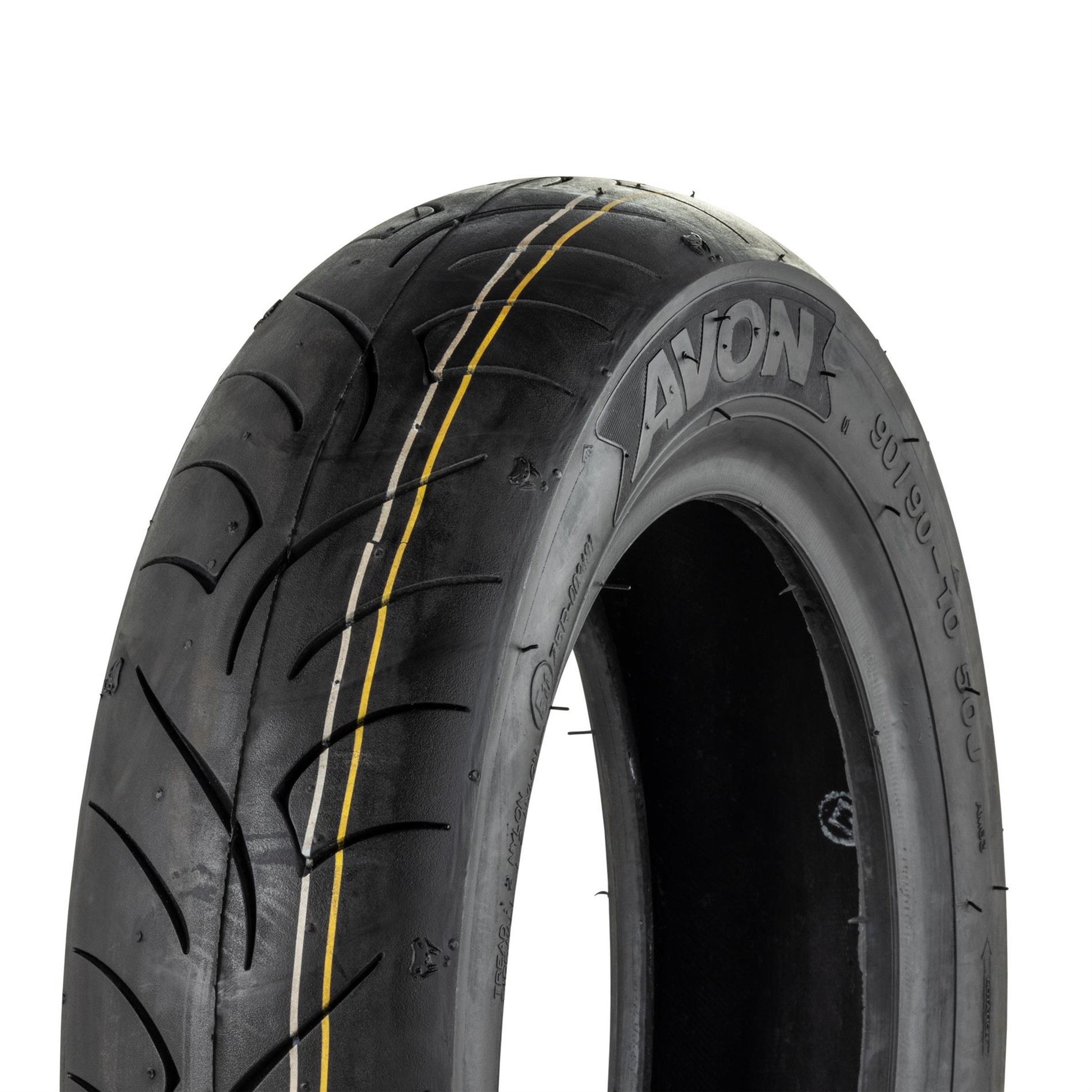 Image of Reifen AVON VIPER STRYKE AM63 90/90-10 50J TL M/C vorne oder hinten vorne oder hinten