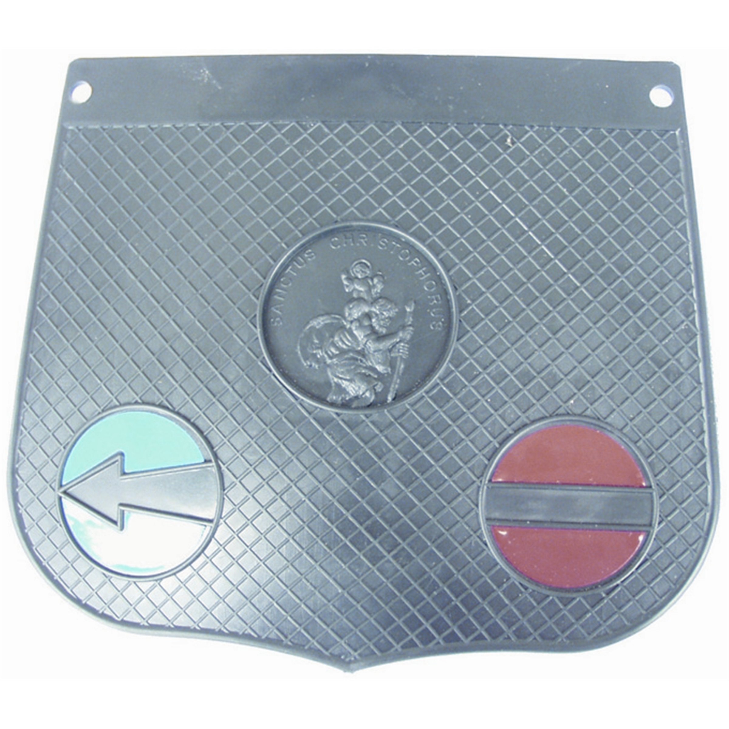 Image of Spritzlappen "Oldtimer" mit "Christophorus" Aufkleber