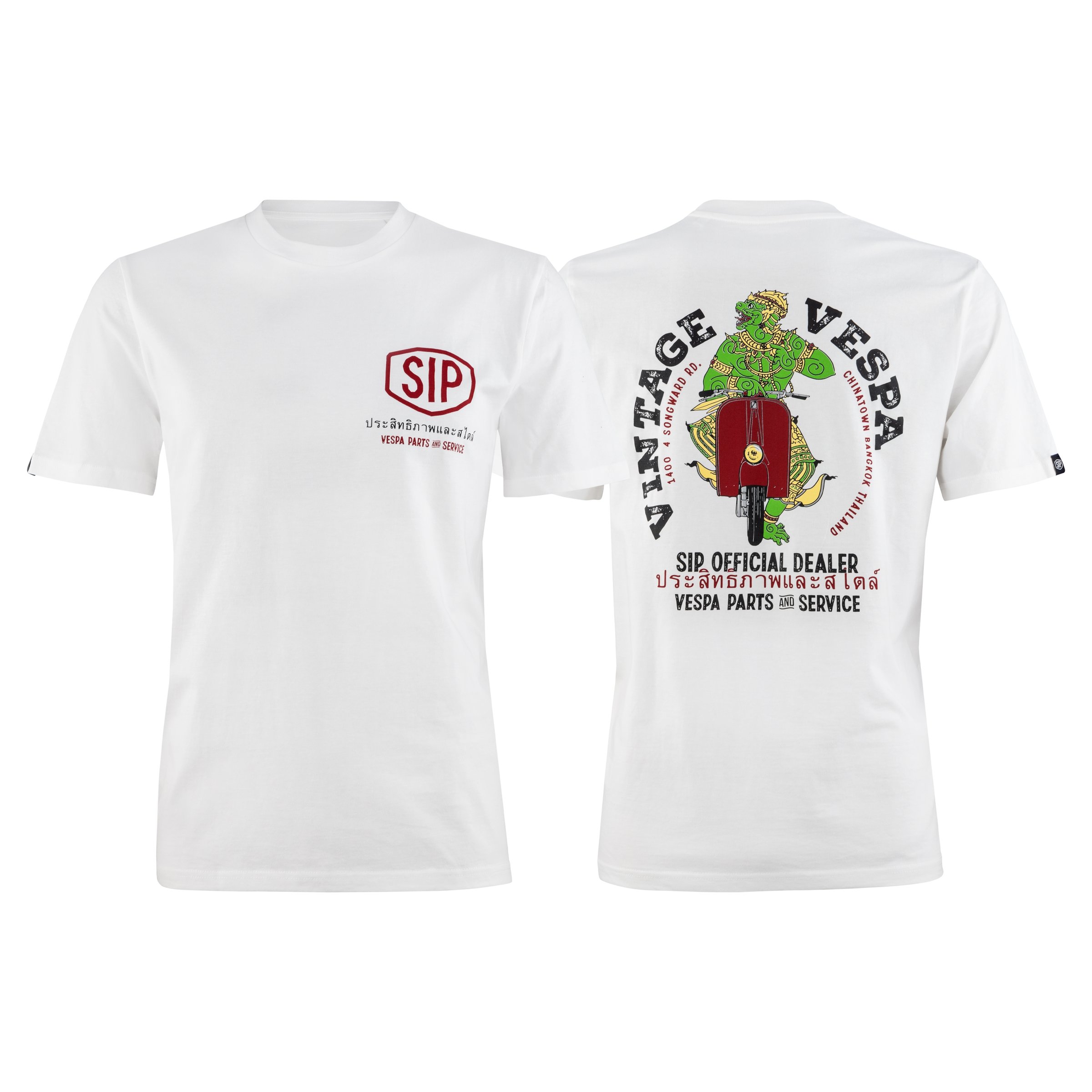 Image of T-Shirt Destination Vespa Vintage BKK Größe: XXL für Männer für Männer