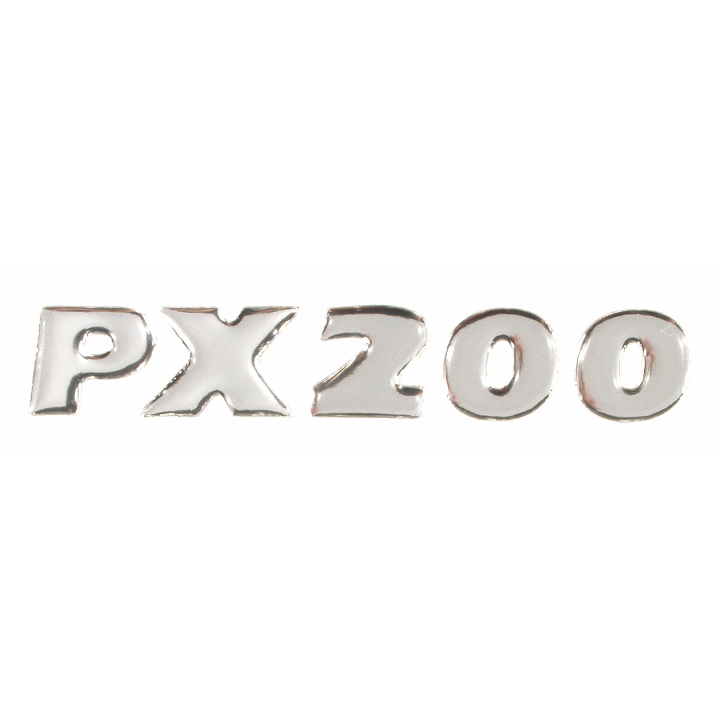 Image of Schriftzug PX200 Seitenhaube links 575797 für Vespa PX200 E '98/Millenium für Vespa PX200 E '98/Millenium