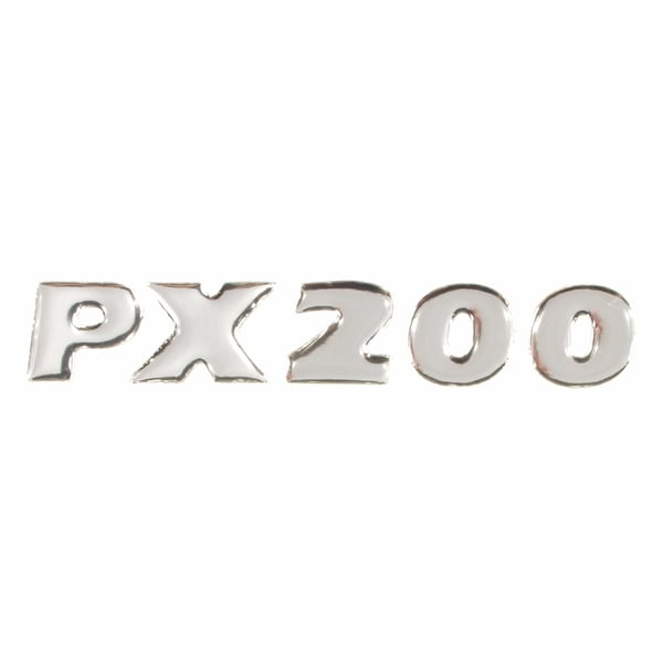 Image of Schriftzug PX200 Seitenhaube links 575797 für Vespa PX200 E '98/Millenium