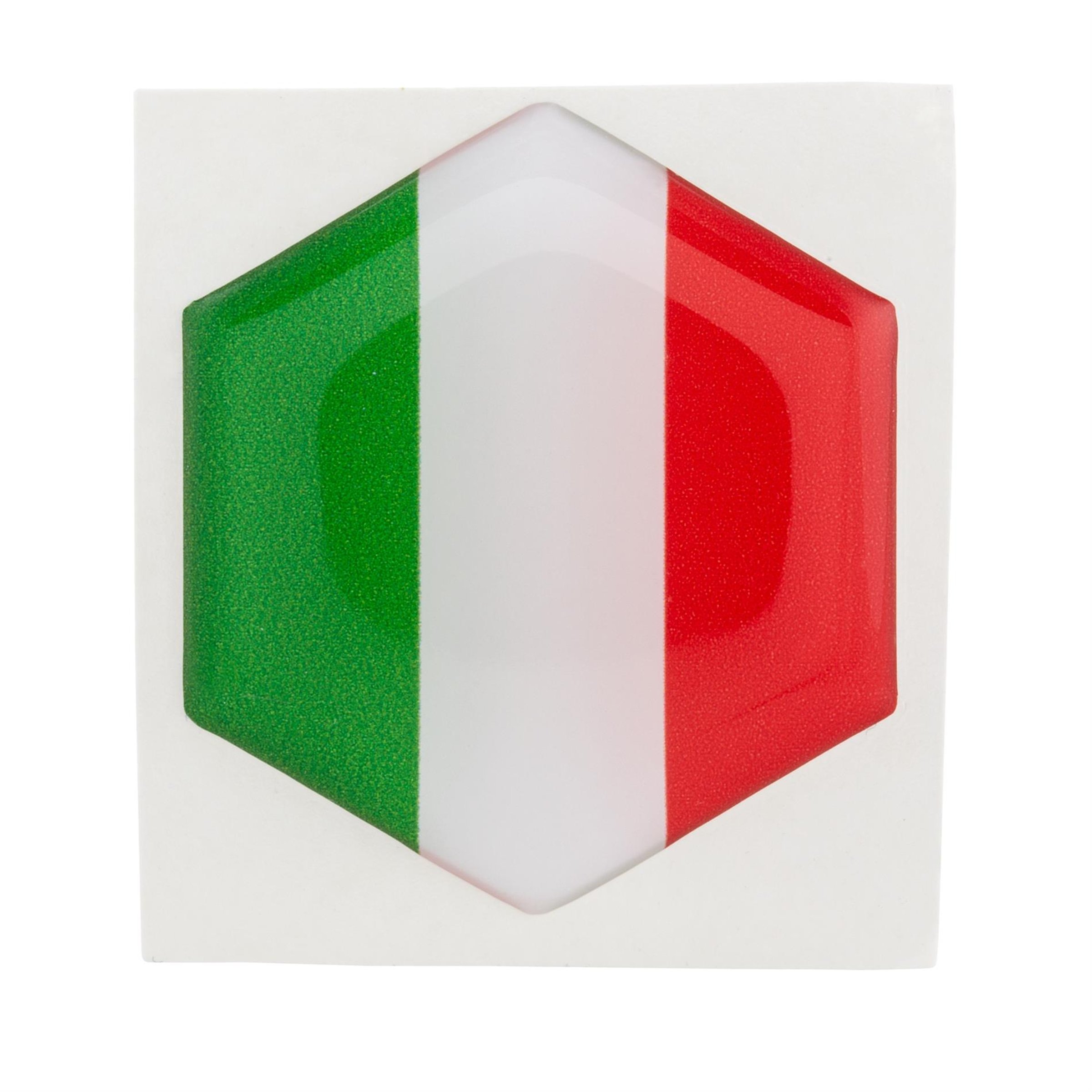 Image of Emblem Italien 6-Eck Kaskade für Vespa PK50-125 XL/XL2/PX80-200E/Lusso/'98/T5 für Vespa PK50-125 XL/XL2/PX80-200E/Lusso/'98/T5