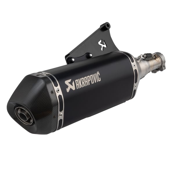 Image of Rennauspuff AKRAPOVIC Black Edition SLIP-ON S-VE125SO3-HZBL für Vespa/PIAGGIO Primavera/Sprint 125/150ccm i.e. 3V 4T AC ->1745