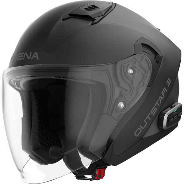 Image of Helm SENA OUTSTAR 2 smart, schwarz matt, Gr. L, 59-60cm Jethelm