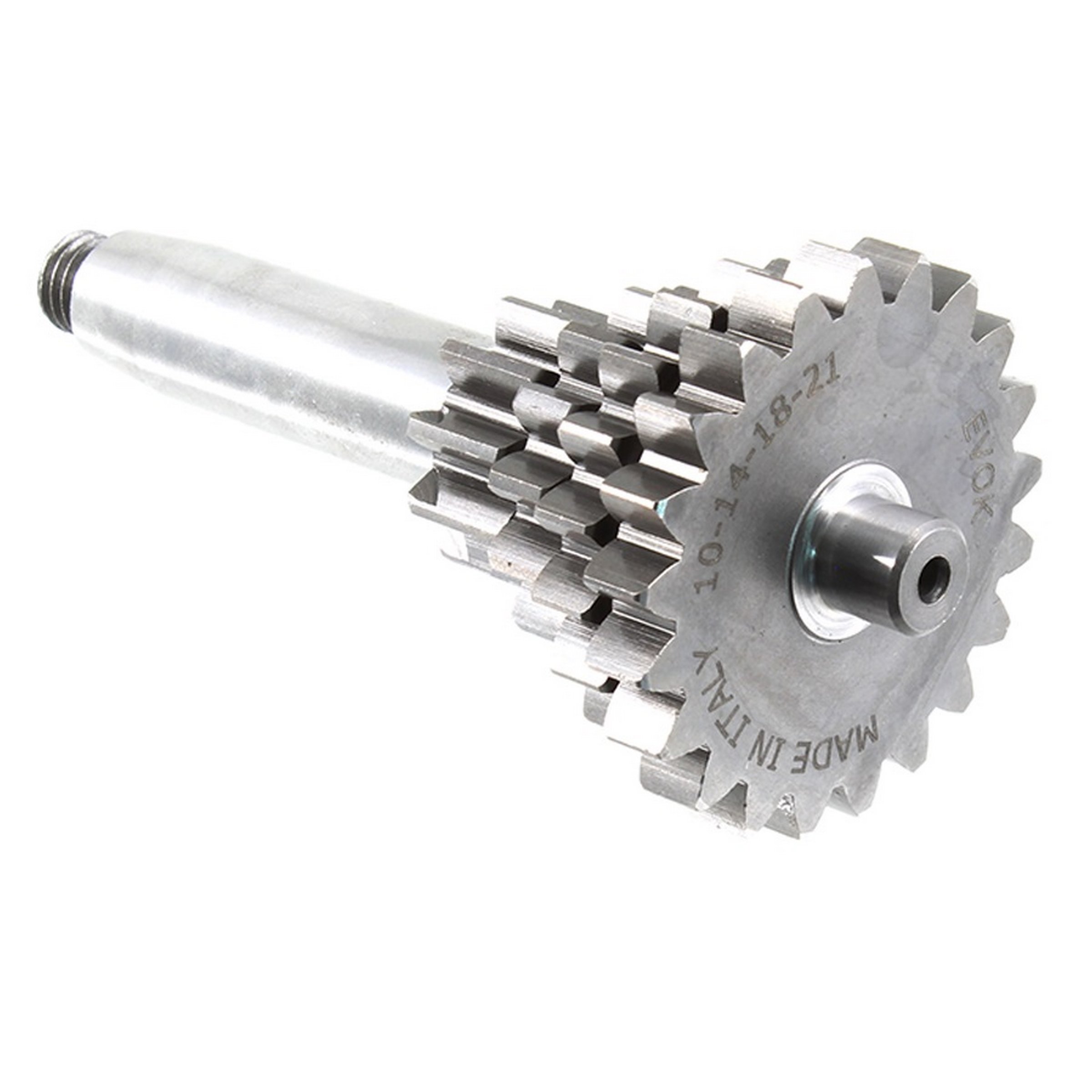 Image of Nebenwelle Zahnradsatz Z 21-18-14-10 EVOK für Vespa 50 S 2°/Special V5B3-4T/SR/SS/90 R/SS/100 2°/125/PV/ET3/PK50-125/S/XL/XL2 für Vespa 50 S 2°/Special V5B3-4T/SR/SS/90 R/SS/100 2°/125/PV/ET3/PK50-125/S/XL/XL2