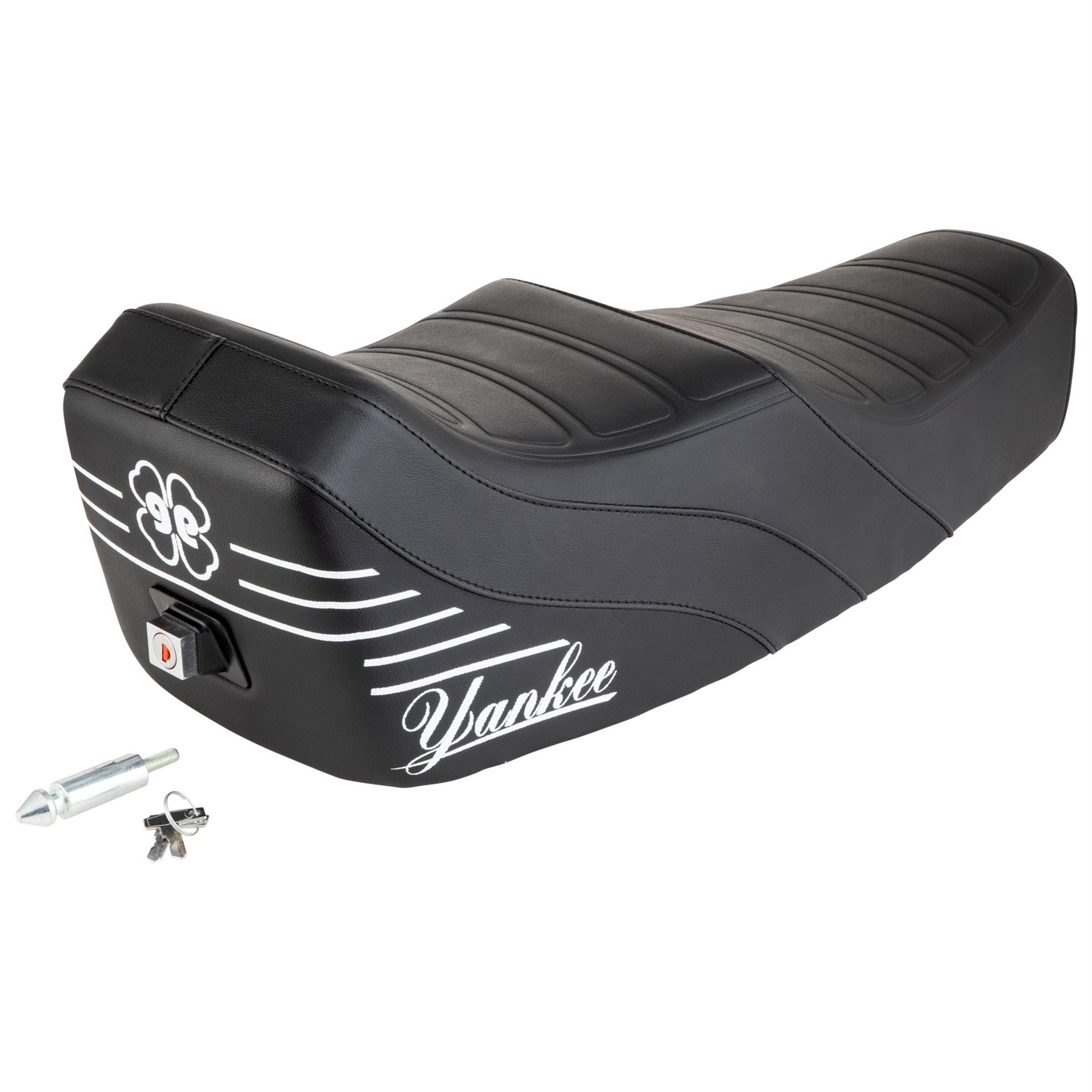Image of Sitzbank NISA Giuliari "Yankee" schwarz für Vespa 50-125/PV/ET3 für Vespa 50-125/PV/ET3