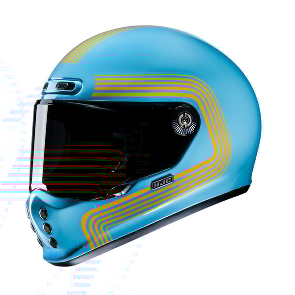 Image of Helm HJC V10, blau, Gr. L, 58-59 cm Integralhelm