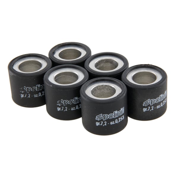Image of Variatorrollen POLINI 19x17 mm 10,7g, 242.099 für GILERA/PIAGGIO Hexagon 125-180/Skipper 125-150/TPH 125/Runner 125-180