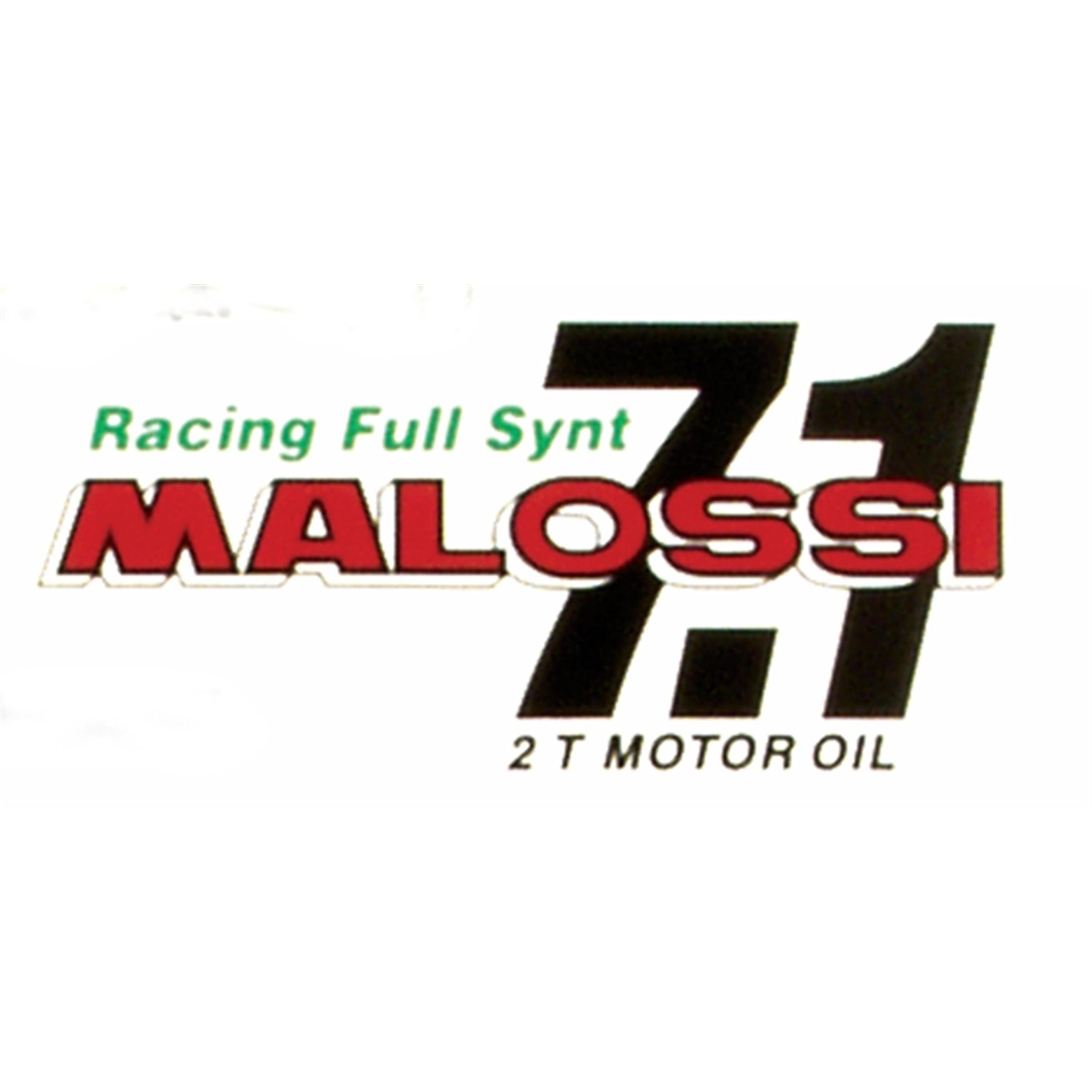 Image of Banner MALOSSI mit Motiv "Malossi 7.1" weiß